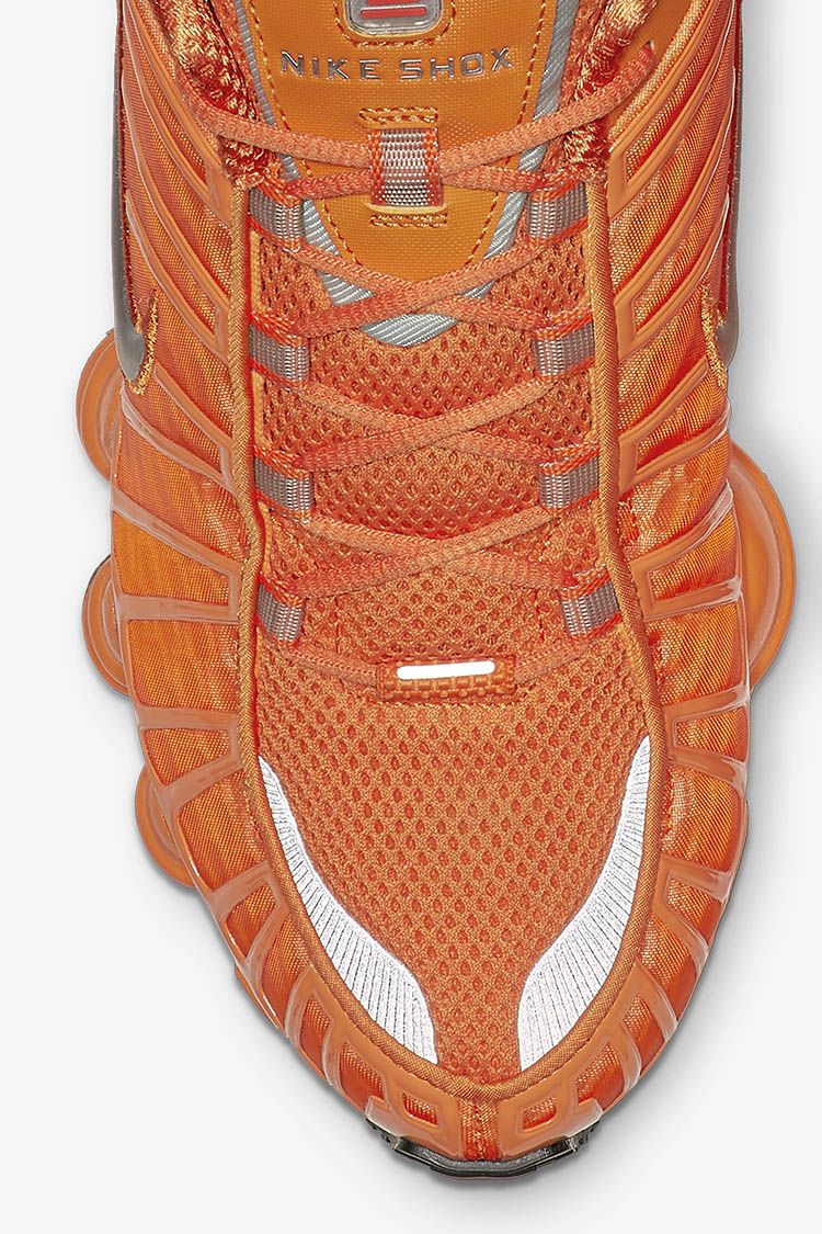 Shox TL 'Clay Orange and Metallic Silver' Release Nike GB