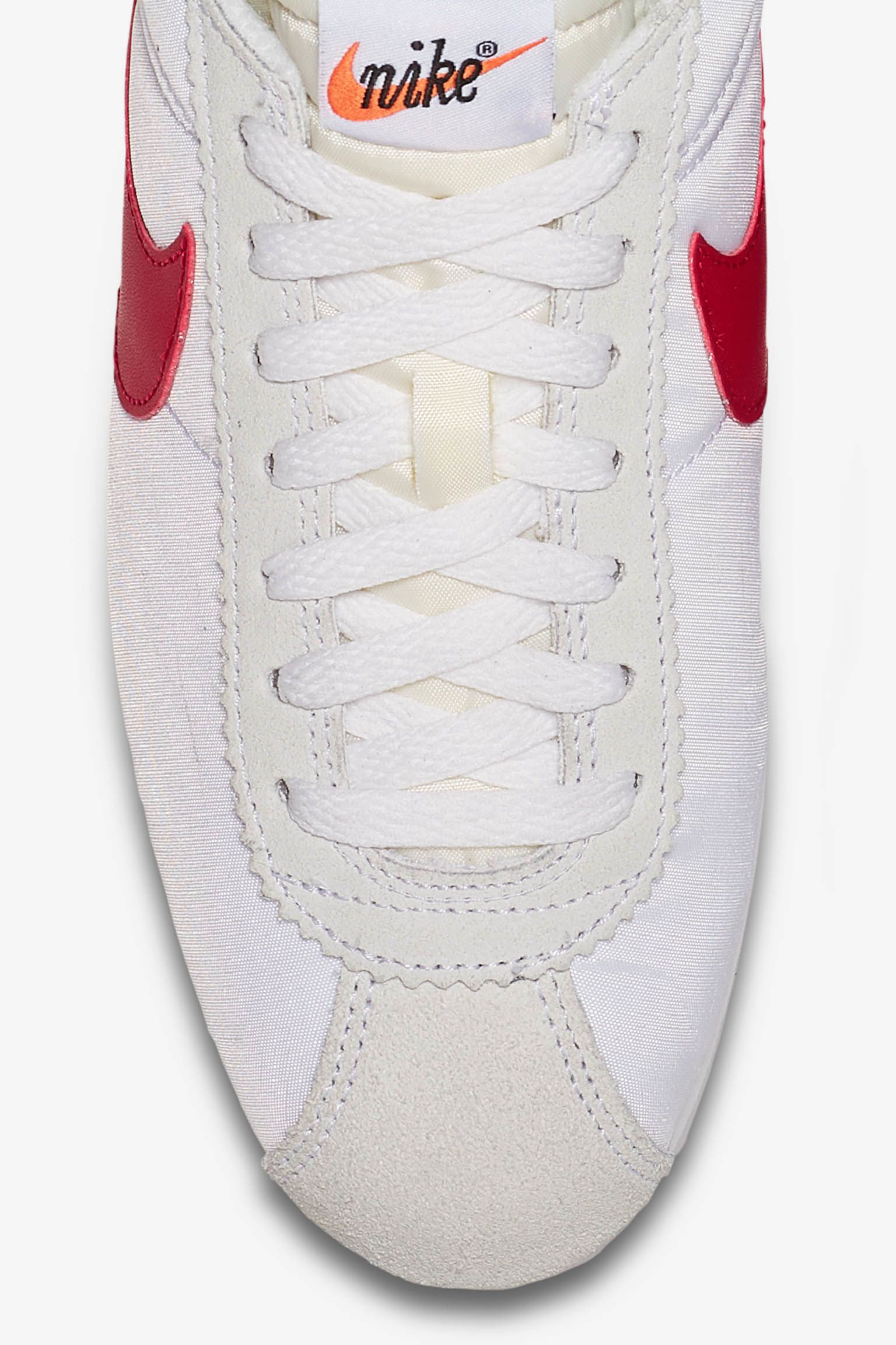 Sabor Reducción Ritual Nike Classic Cortez Premium 'White &amp; Varsity Red'. Nike SNKRS SE