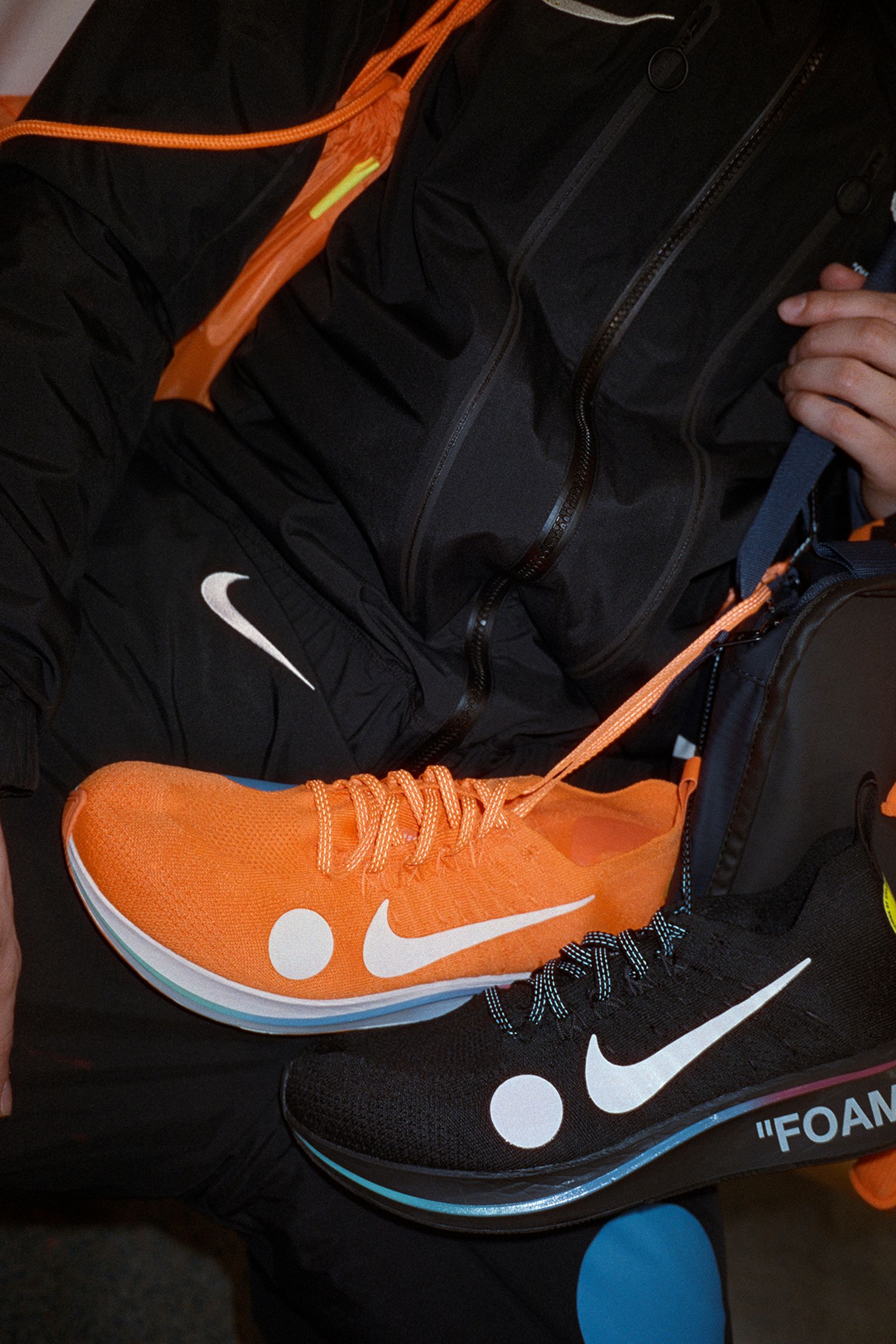 NIKE ナイキ ×OFF-WHITE ZOOM FLY MERCURIAL FLYKNIT オフホワイト