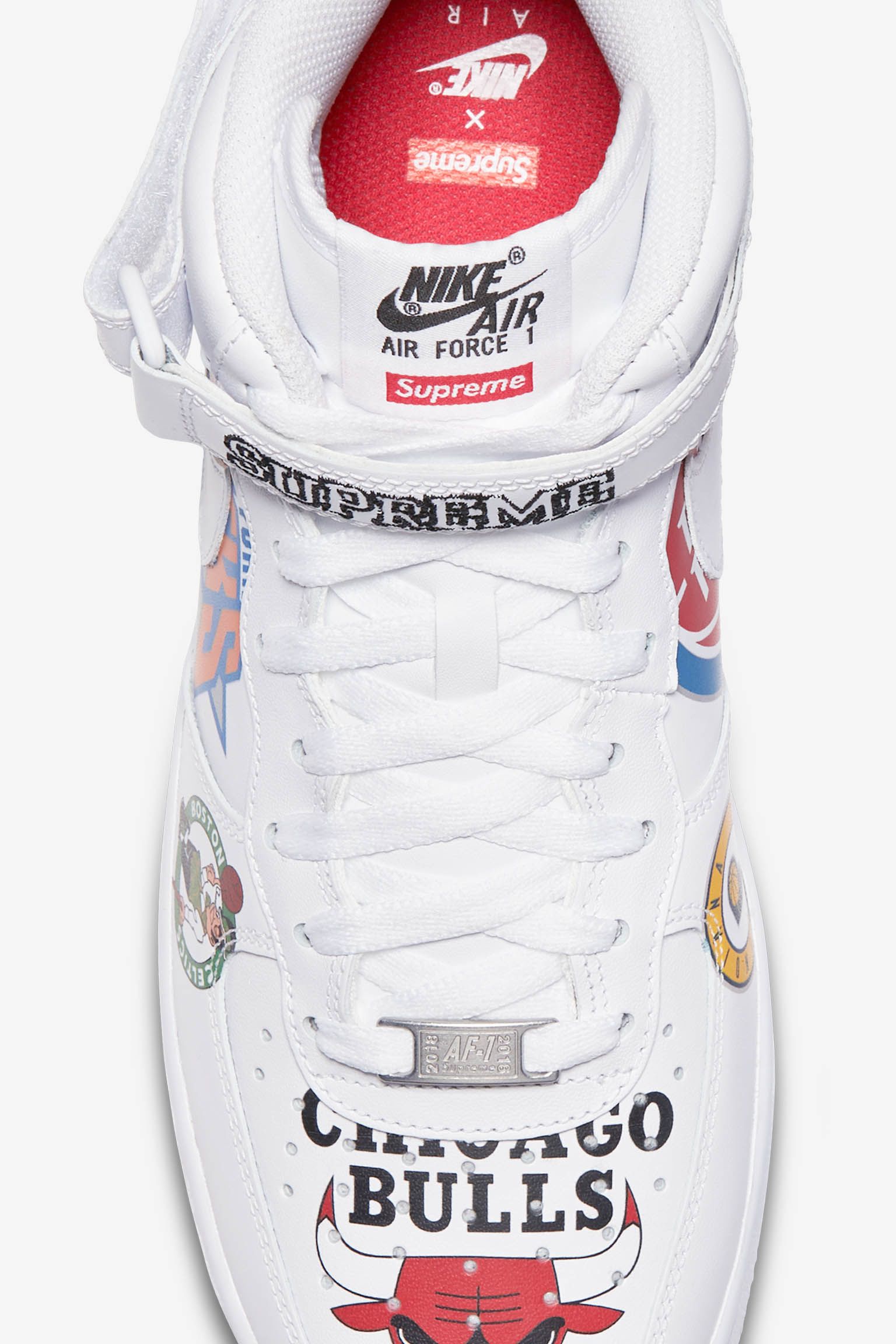 NIKE公式】ナイキ エア フォース MID シュプリーム NBA 'White' (AQ8017-100 SF1). Nike SNKRS  JP