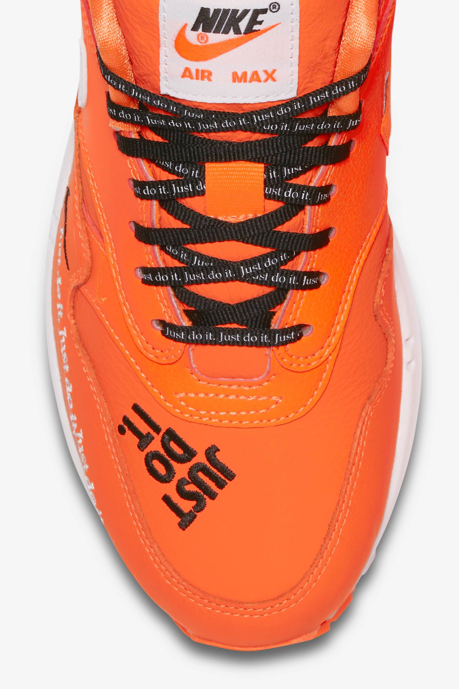 Nike Air Max 1 Just Do It Collection 'Total Orange & White 