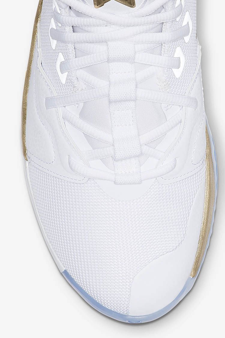 PG "NASA White/Gold" Release Date. Nike SNKRS