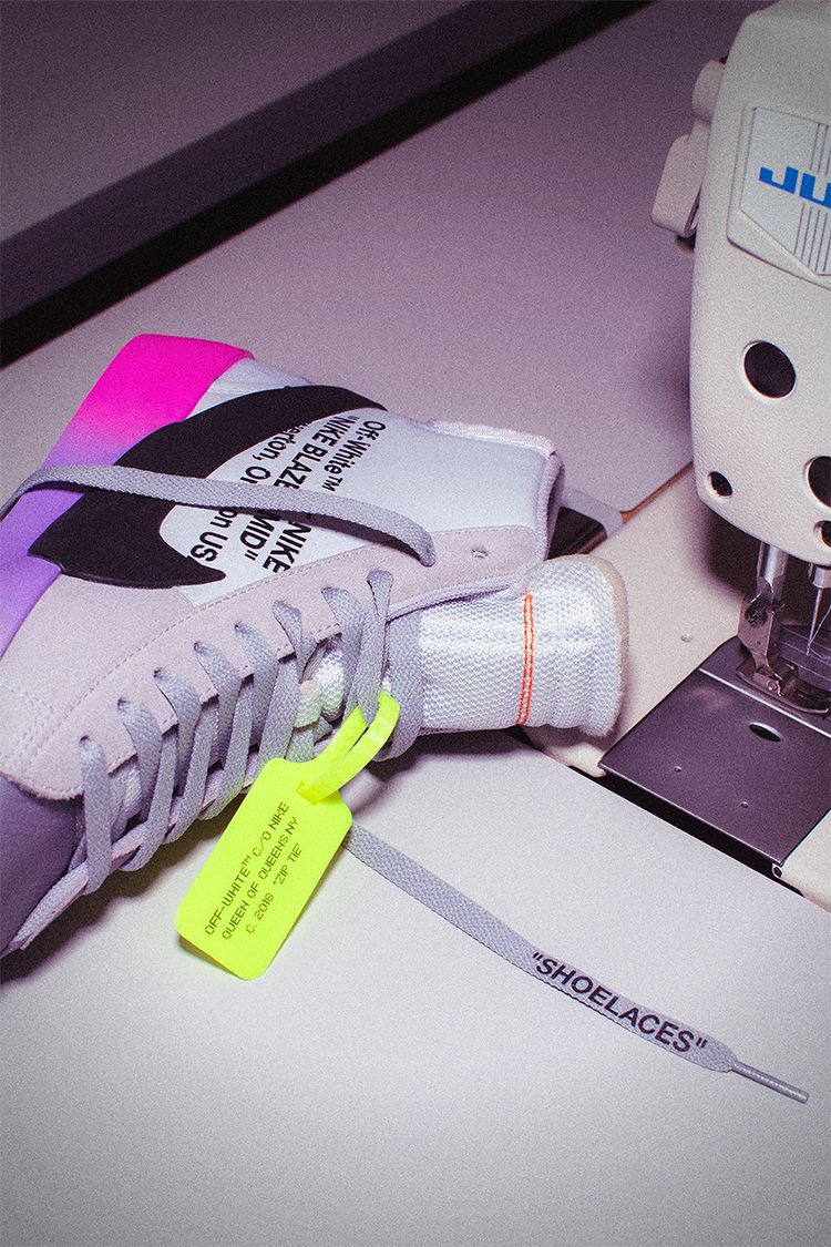 Behind The Design: The Ten: Blazer Mid Virgil Abloh for Serena Williams.  Nike SNKRS