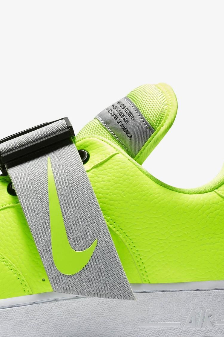 Air Force 1 Utility 'Volt & Black & White' Release Date. Nike SNKRS
