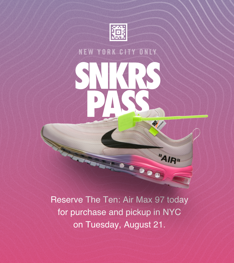 nike off white serena williams air max 97