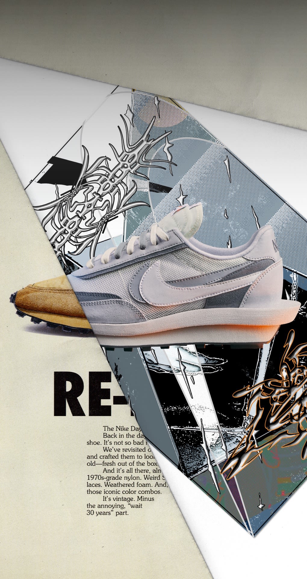 sacai x Nike LDWaffle 'Summit White' Release Date. Nike SNKRS PH