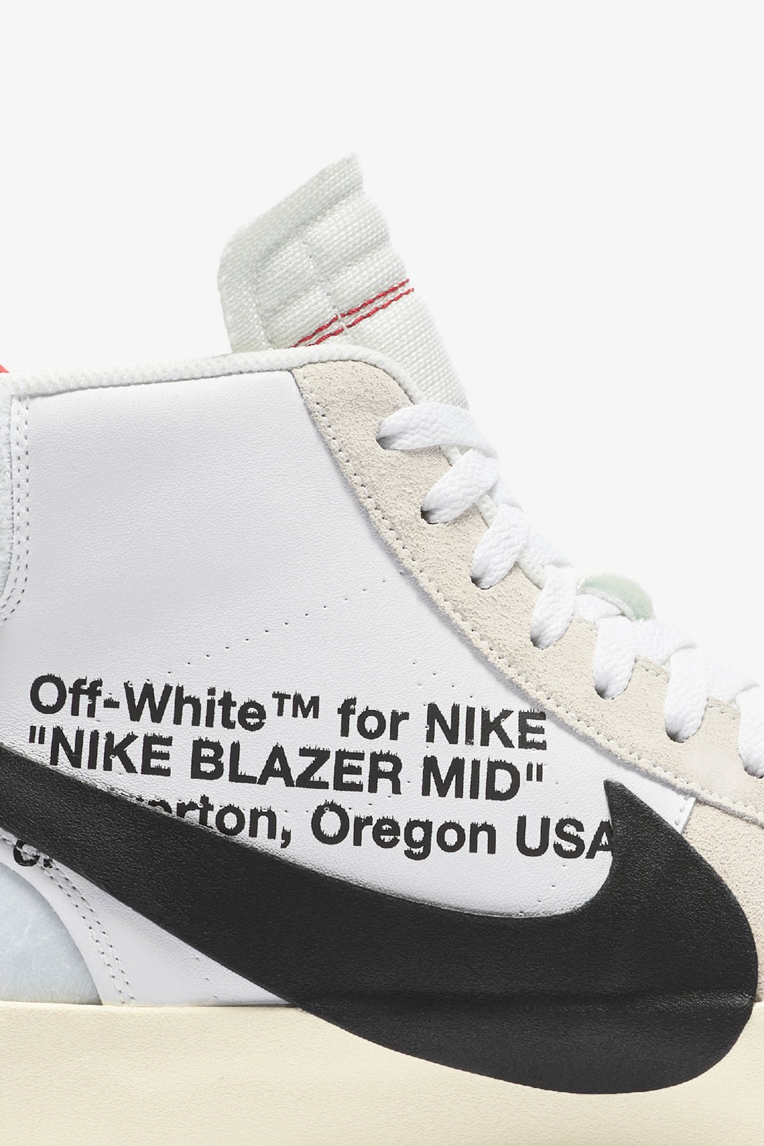 NIKE off-white THE TEN blazer MID ブレーザー-