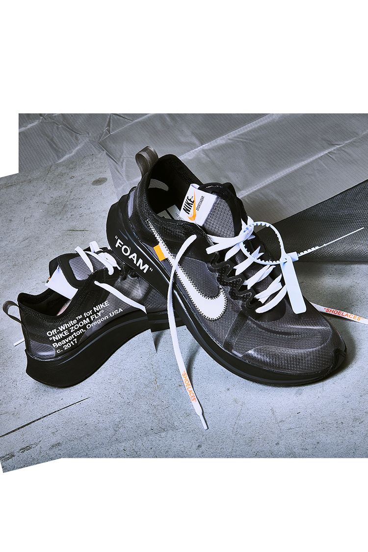 THE 10 OFF-WHITE × NIKE ZOOM FLY BLACK