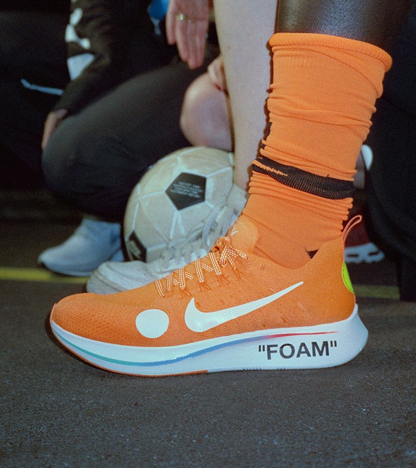 Lanseringsdatum för Nike Zoom Fly Mercurial Flyknit Off-White "Total Orange och Volt och Vit"