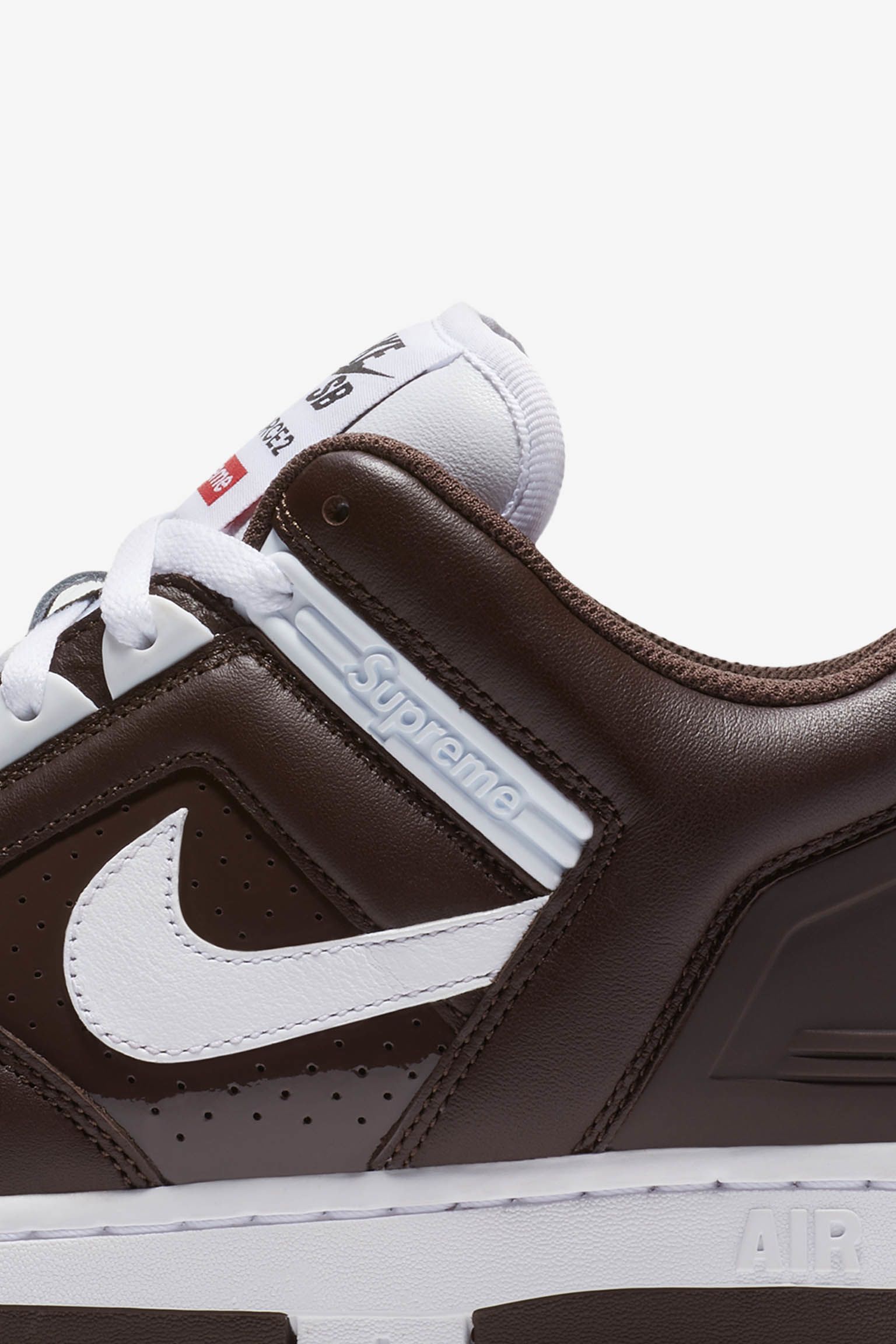 Nike SB AF2 Low Supreme 'Baroque Brown'. Nike SNKRS