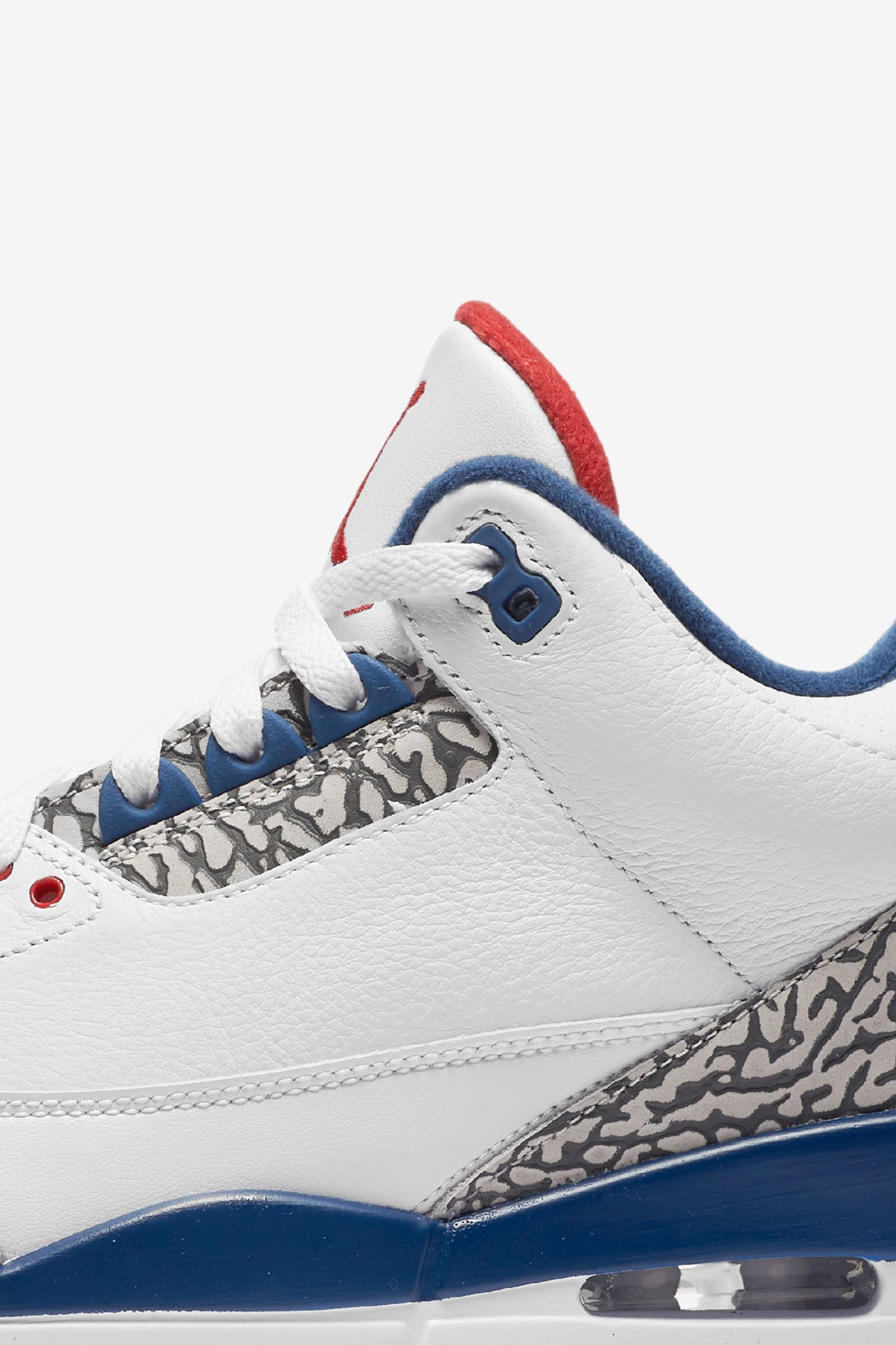 jordan 3 red white and blue