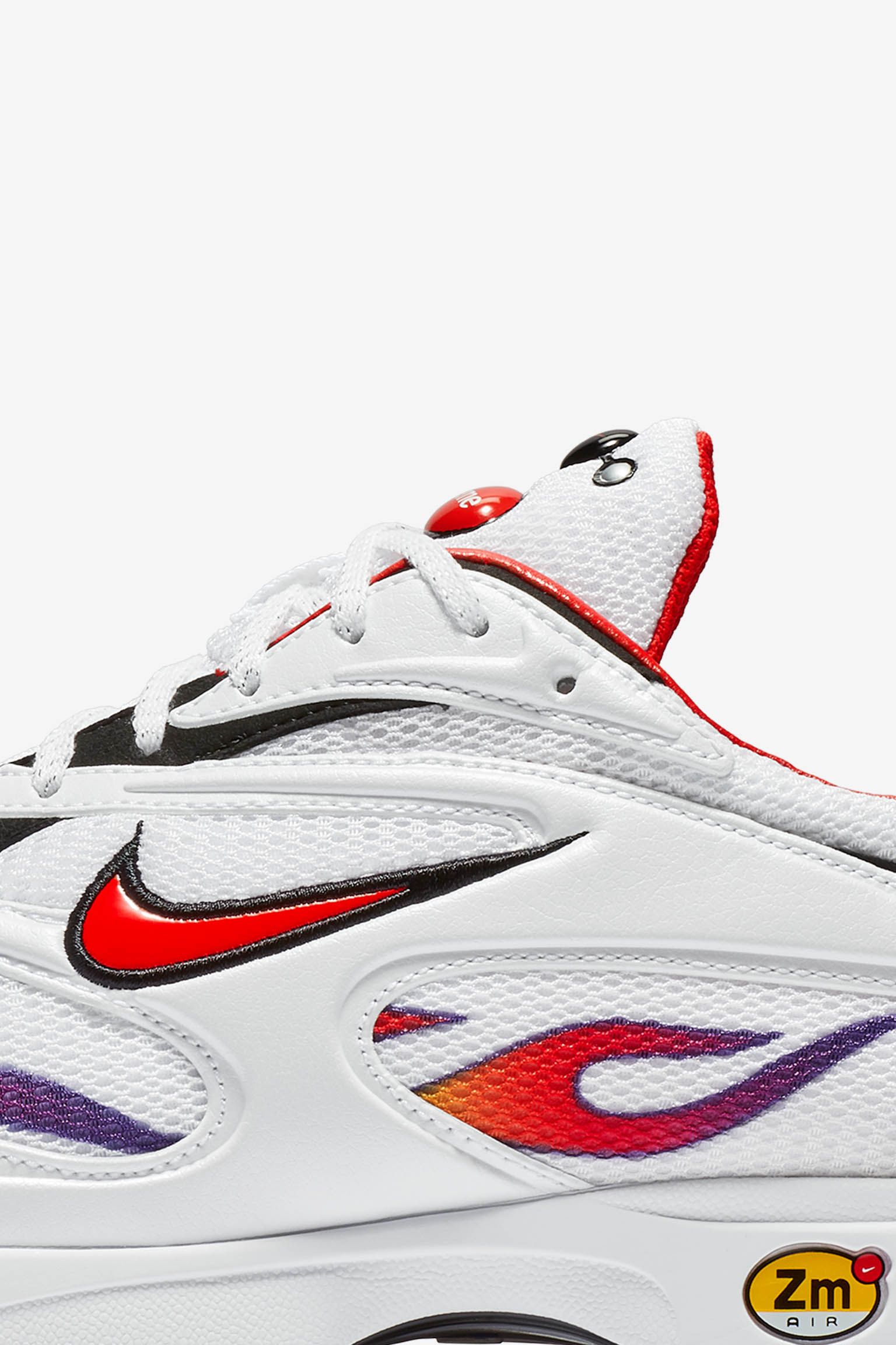 NIKE ナイキ 18SS×NIKE AIR STREAK SPECTRUM PLUS エアズームストリーク ローカットスニーカー AQ1279-100 ホワイト/レッド US9/27cm