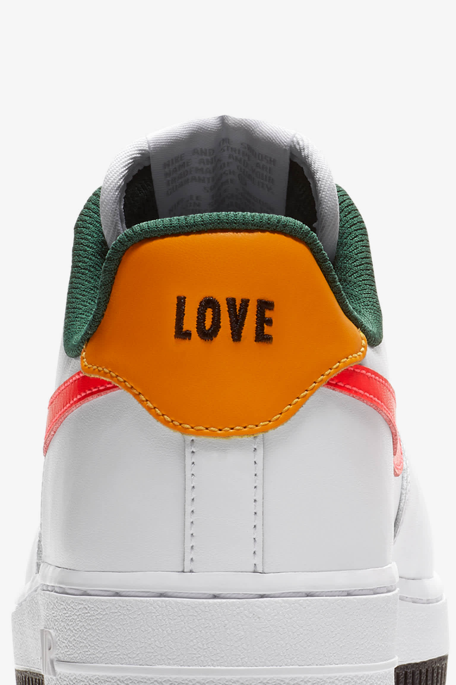 Nike air force 1 2025 low love bright crimson