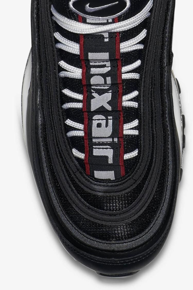 Nike Air Max 97 Premium 'Black & Varsity Red & White' Release ...