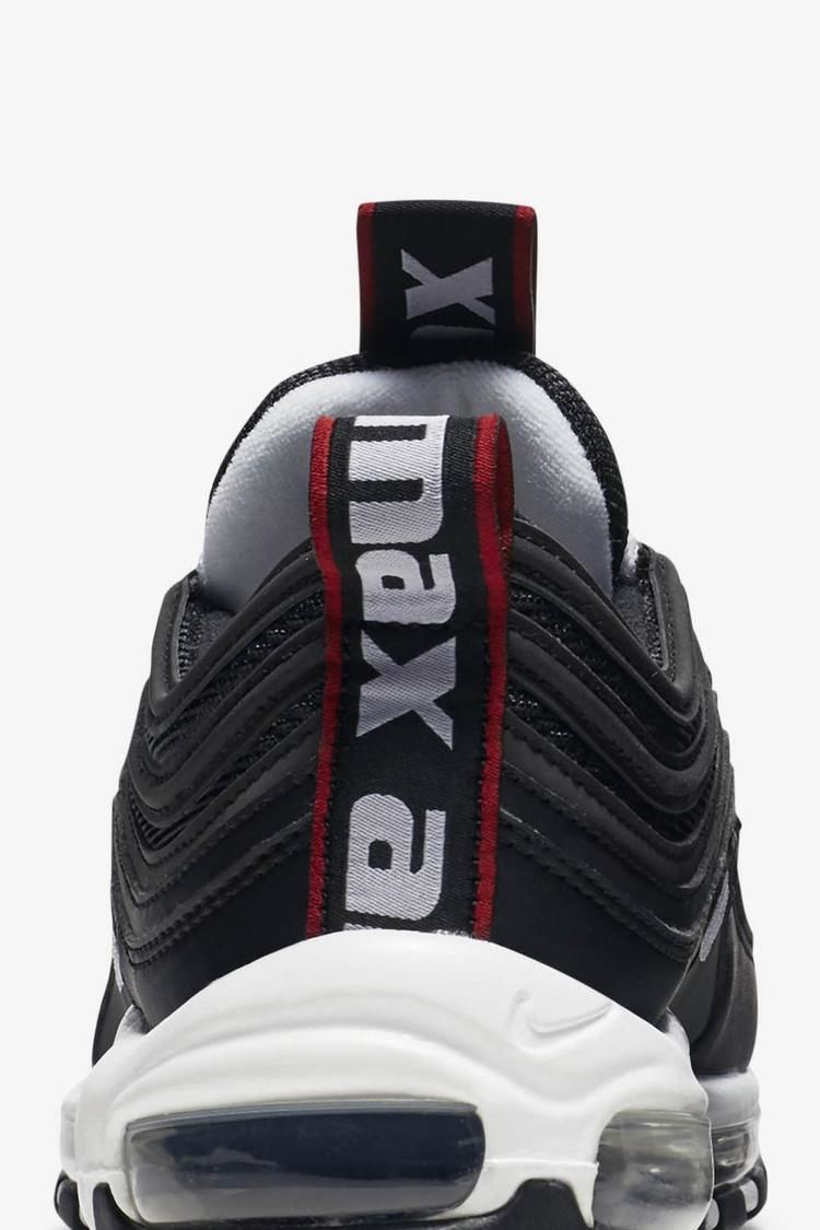 Nike Air Max 97 Premium 'Black & Varsity Red & White' Release ...