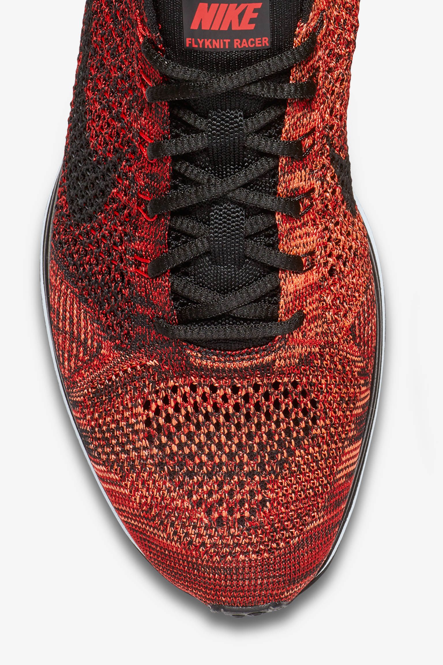 nike flyknit red and black