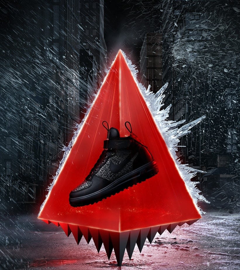 Nike Lunar Force 1 Flyknit Workboot « Black &amp; White » pour Femme. Date de sortie