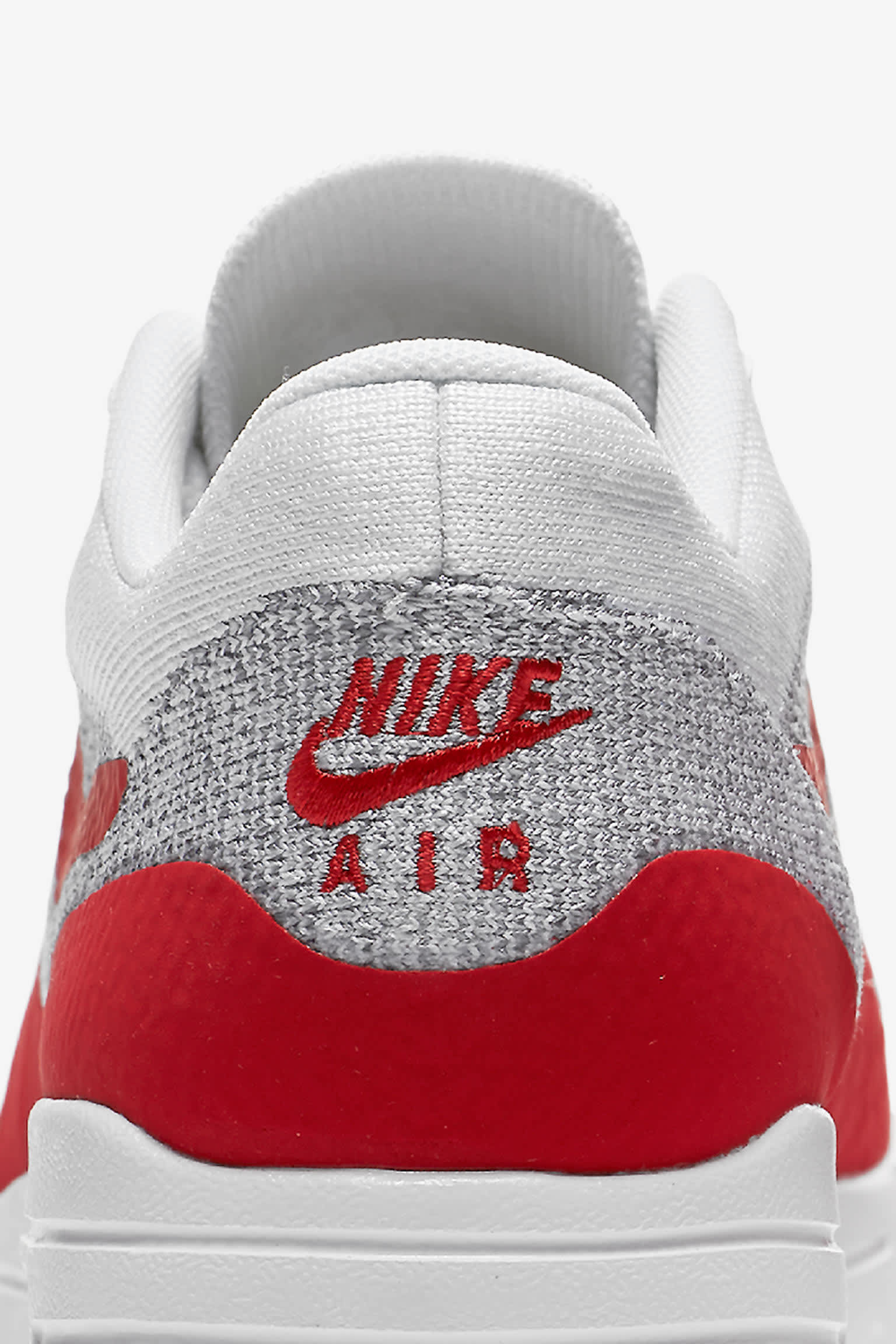 Women's Nike Air Max 1 Ultra Flyknit 'White & University Red ...