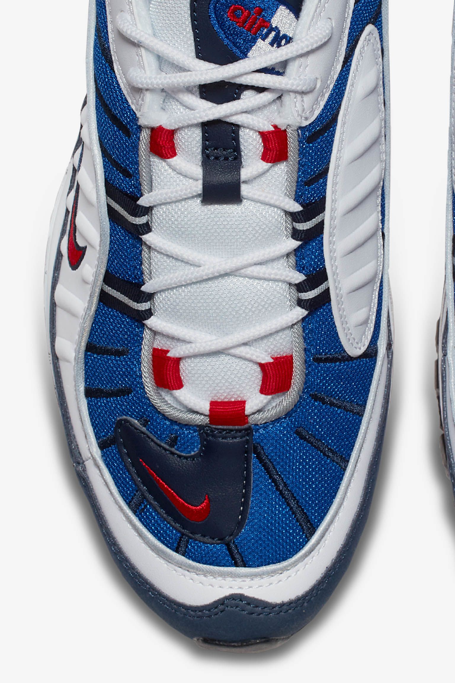 Nike Air Max 98 'White & University Red & Royal Blue' Release Date ...