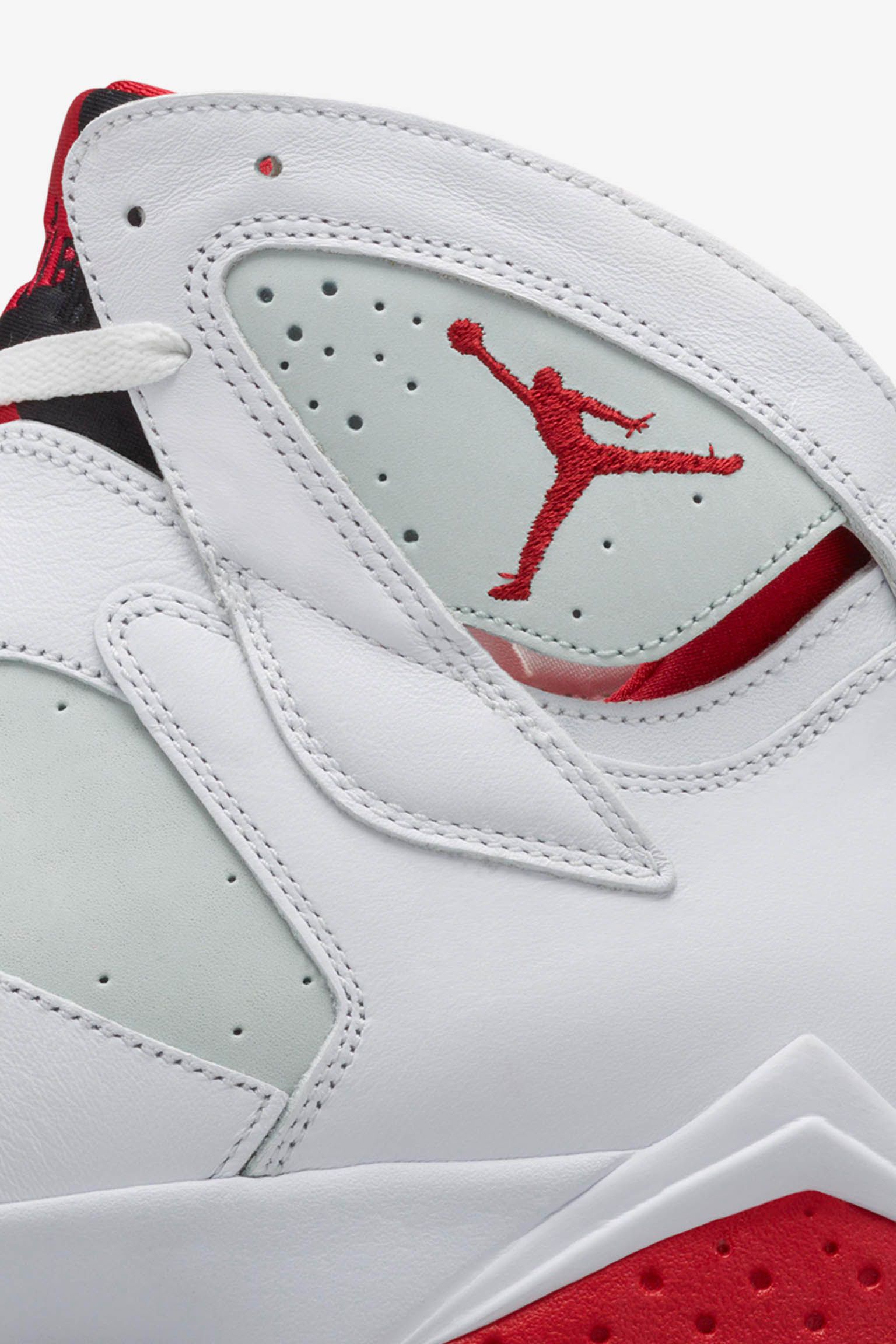 red and white jordan 7