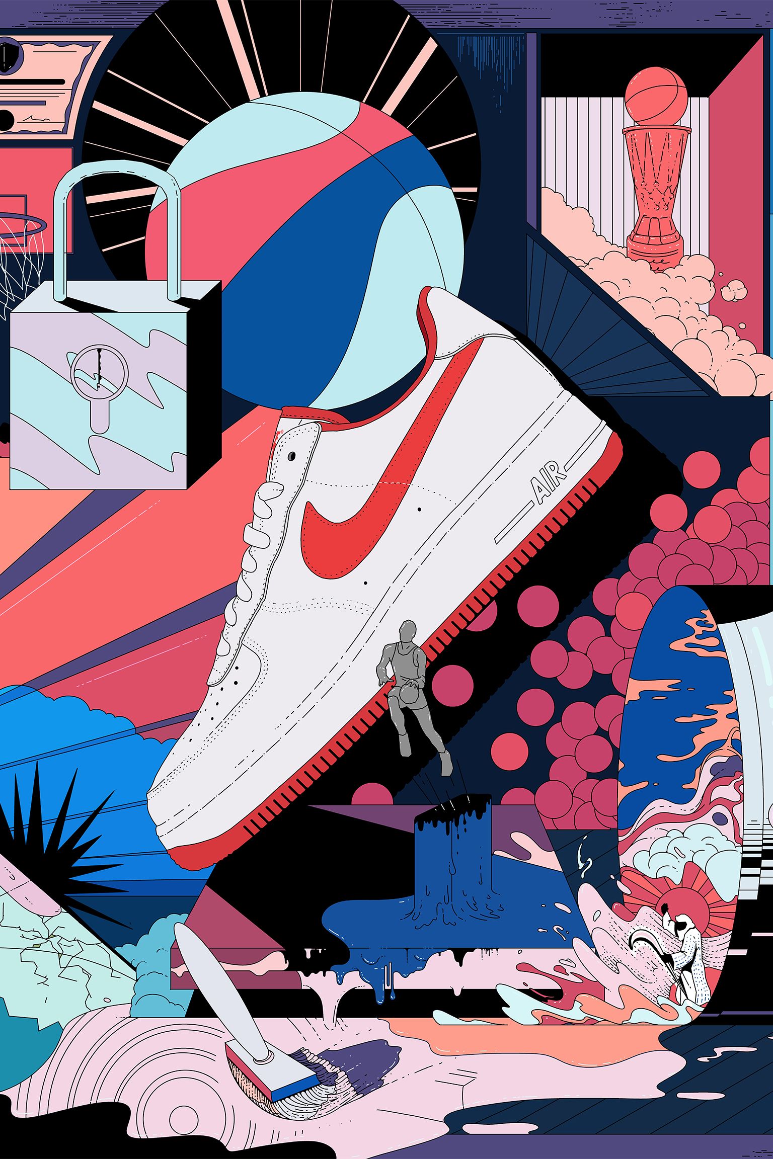 アート・デザイン・音楽 NIKE AIR FORCE 1 BOOK Nike Air Force 1 Collection Book Sneakers Magazine Used From