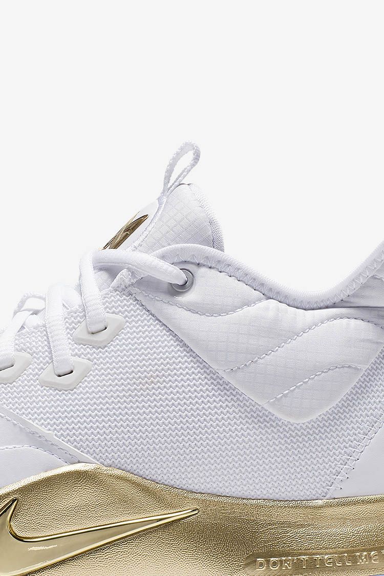 PG "NASA White/Gold" Release Date. Nike SNKRS