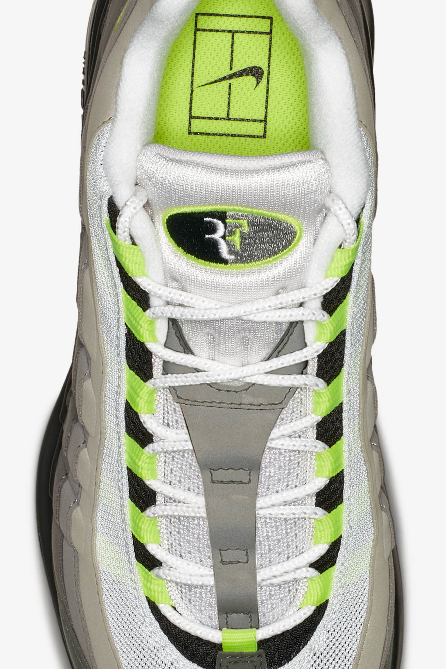NikeCourt Vapor RF x AM95 'Black & Volt' Release Date. Nike