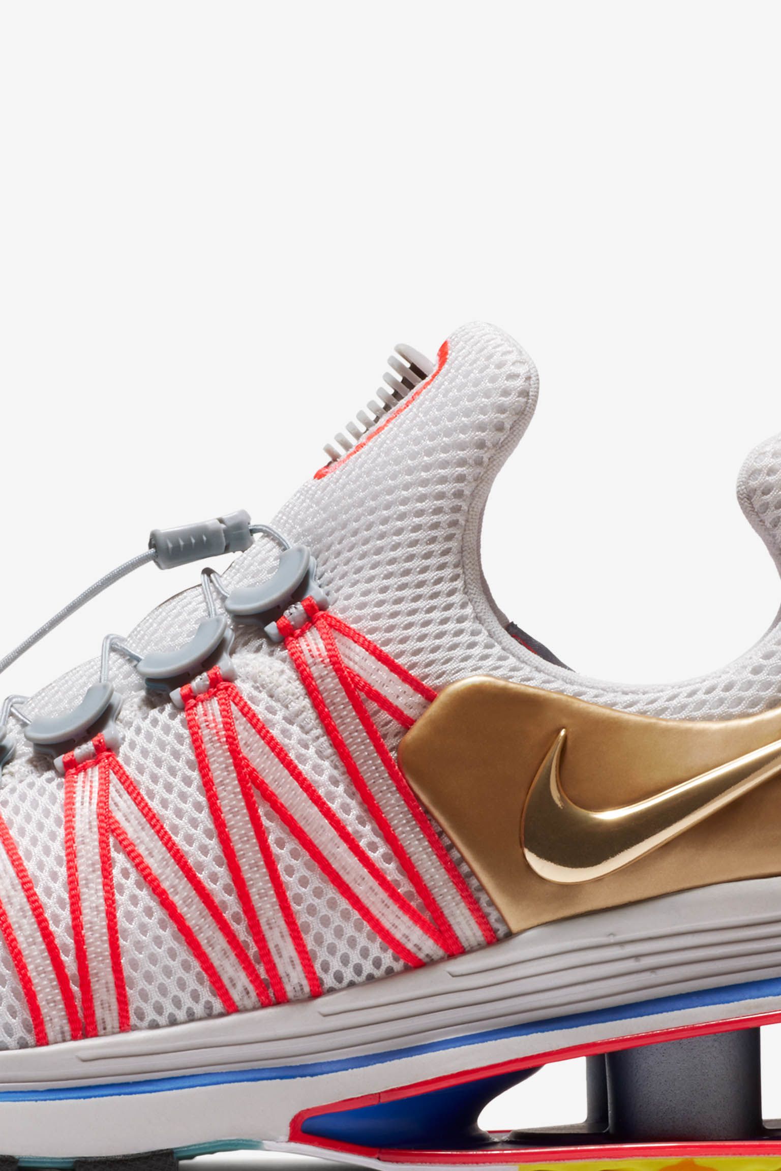 Nike shox sale gravity metallic gold