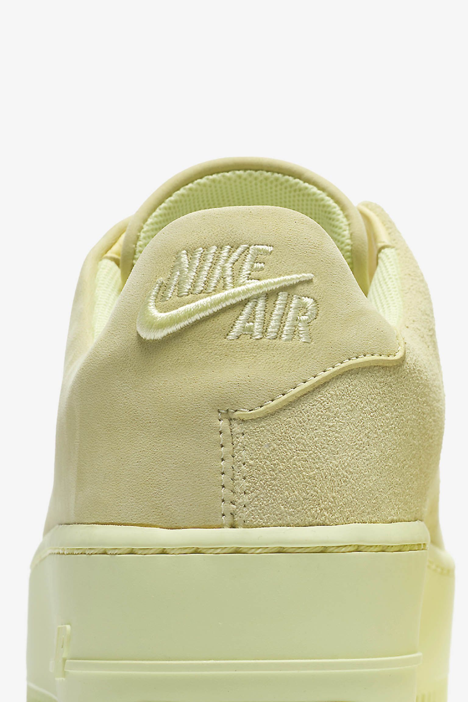 lime green air force ones