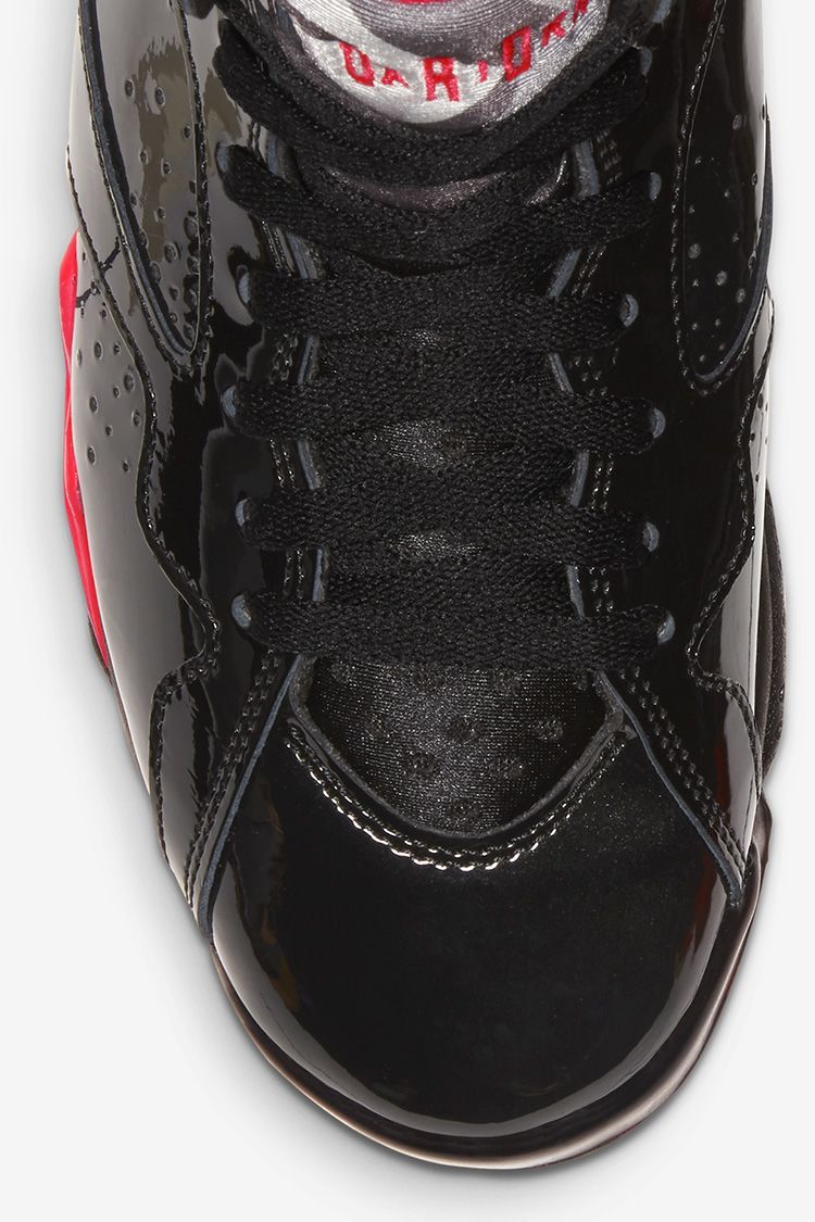 ウィメンズ27.5cm JORDAN 7 Retro BLACK Gloss