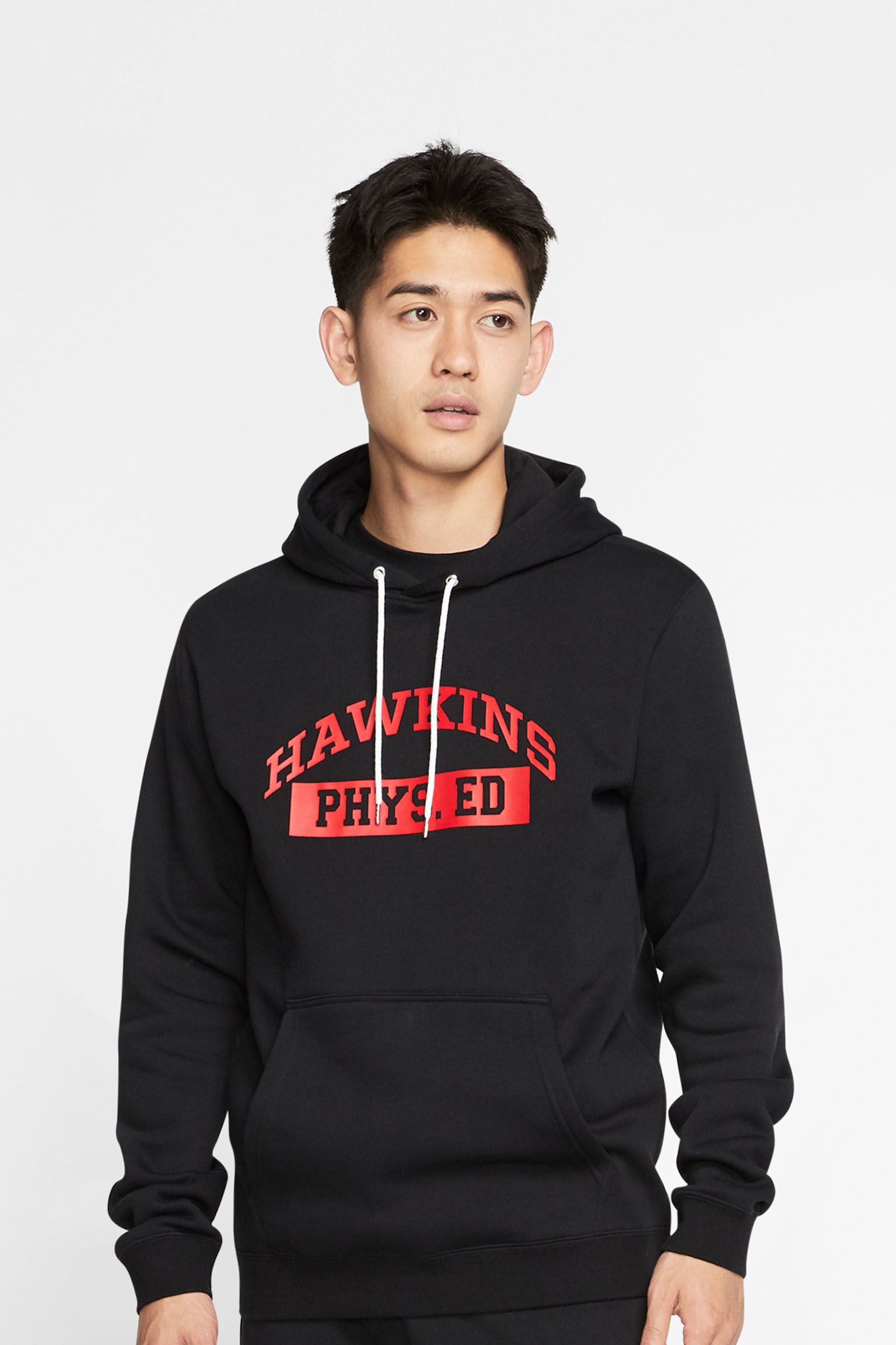 upside down nike logo hoodie