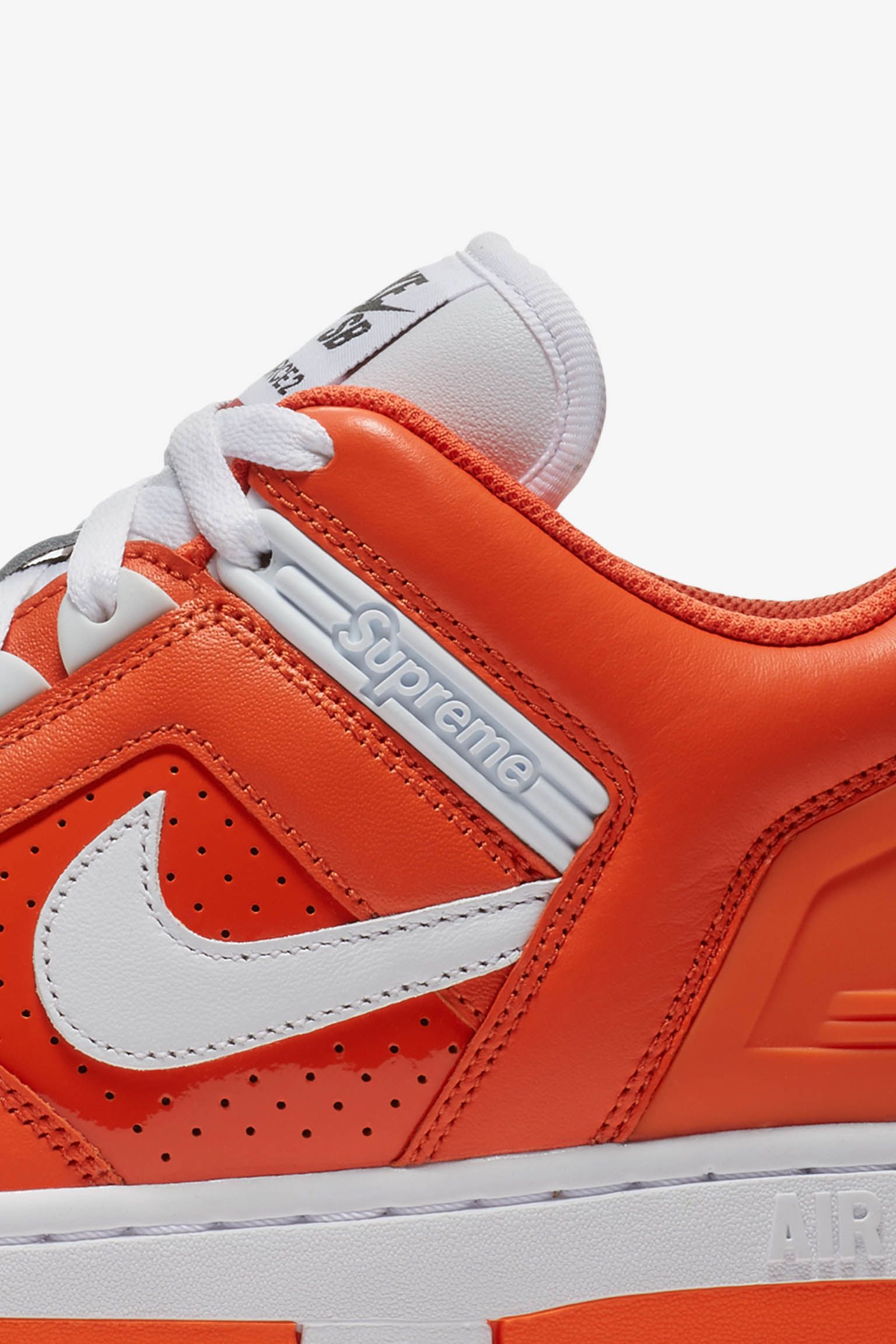 Nike SB AF2 Low Supreme "Orange Blaze". Nike SNKRS