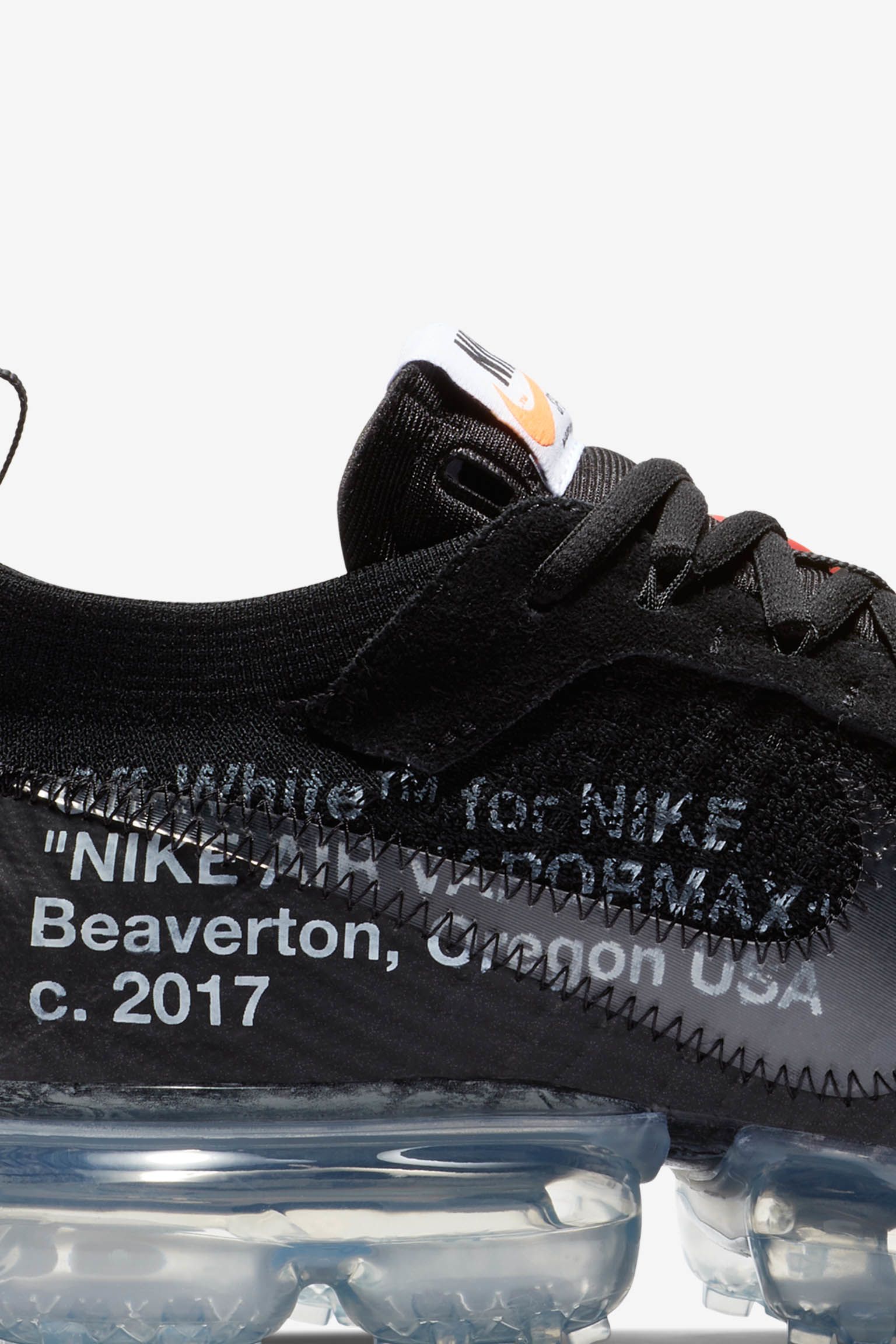 NIKE公式】ナイキ The Ten エア ヴェイパーマックス オフホワイト 'Black' (AA3831-002 / VaporMax off  white). Nike SNKRS JP