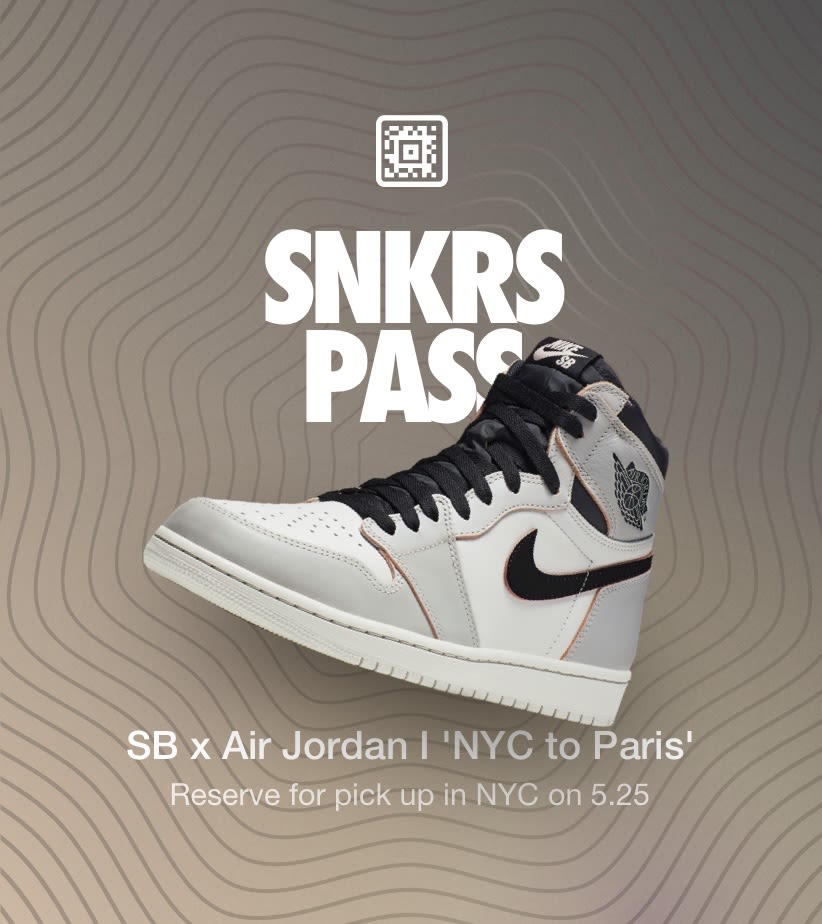 レア！　NIKE AIR JORDAN 1 GHNYC TO PARIS Buy Air Jordan 1 Retro High SB 'NYC to Paris' - CD6578 006 | GOAT