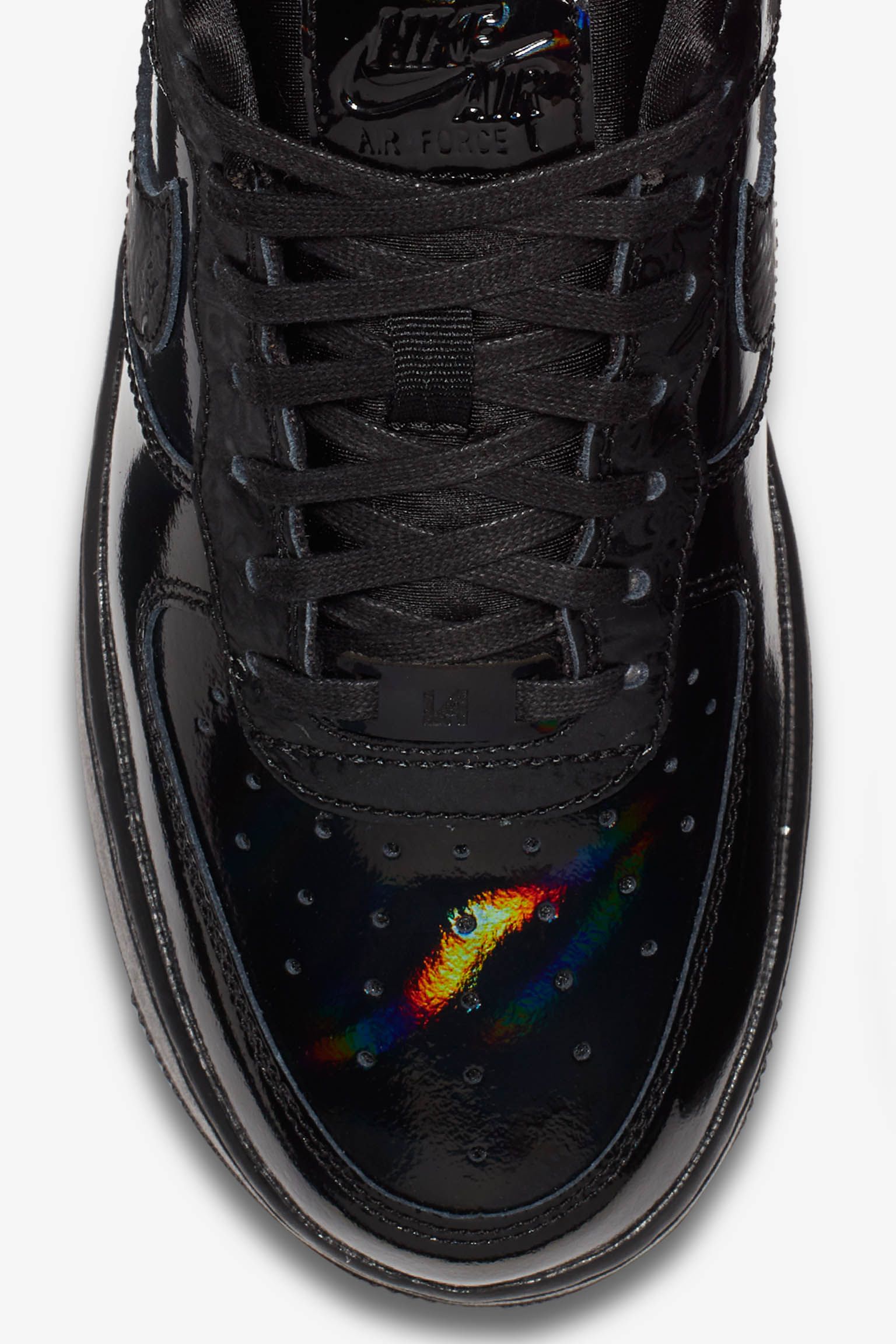 air force 1 black holographic
