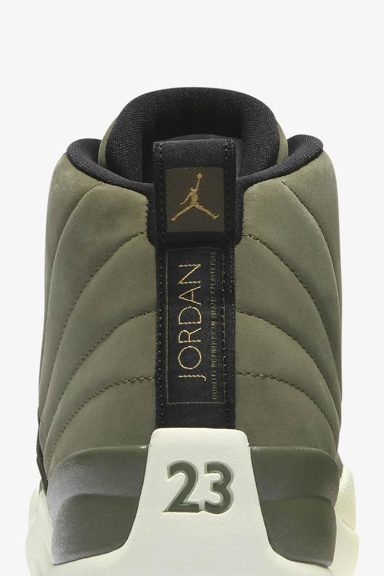 air jordan xii olive canvas