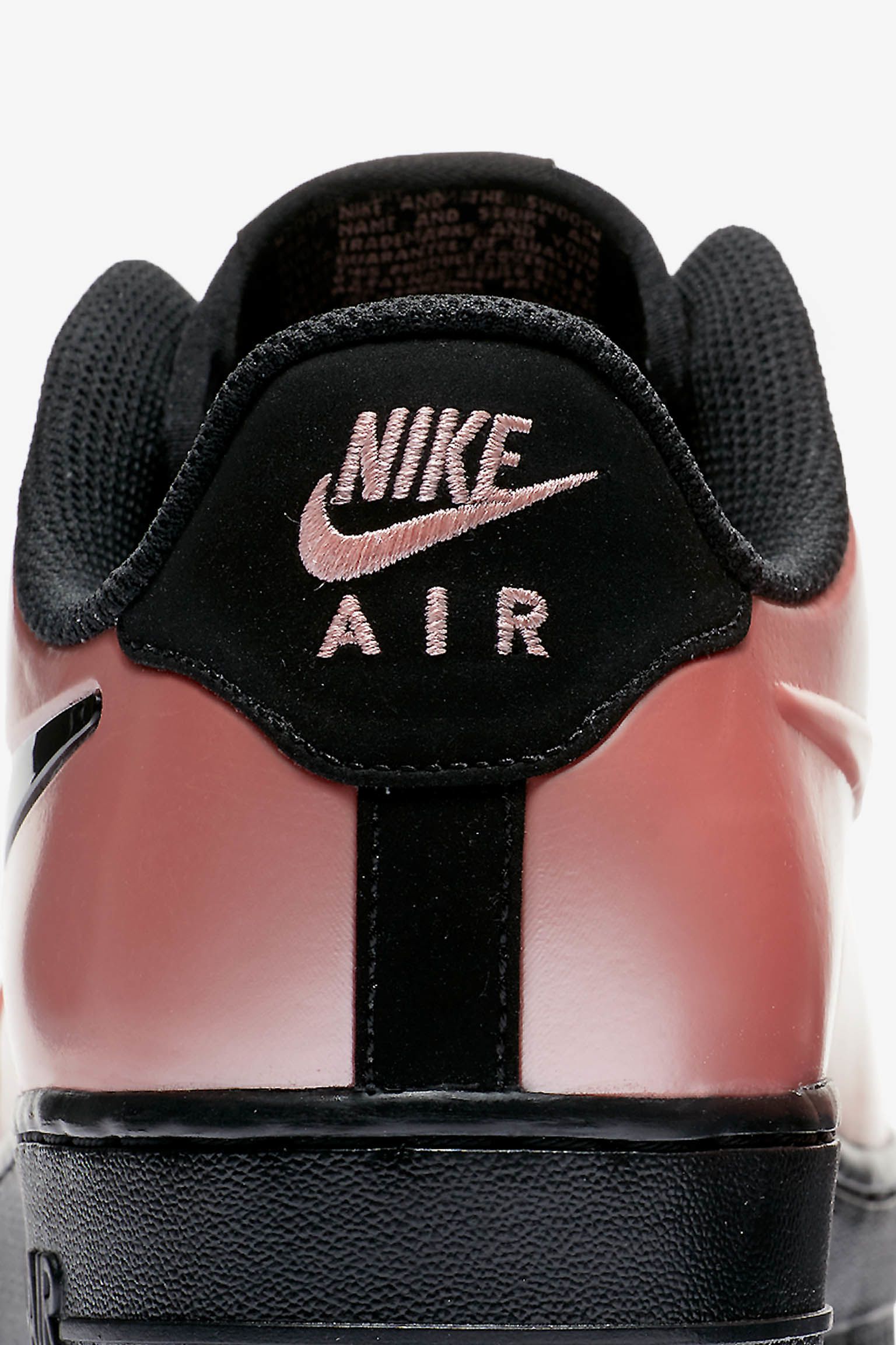 nike air force one foamposite coral