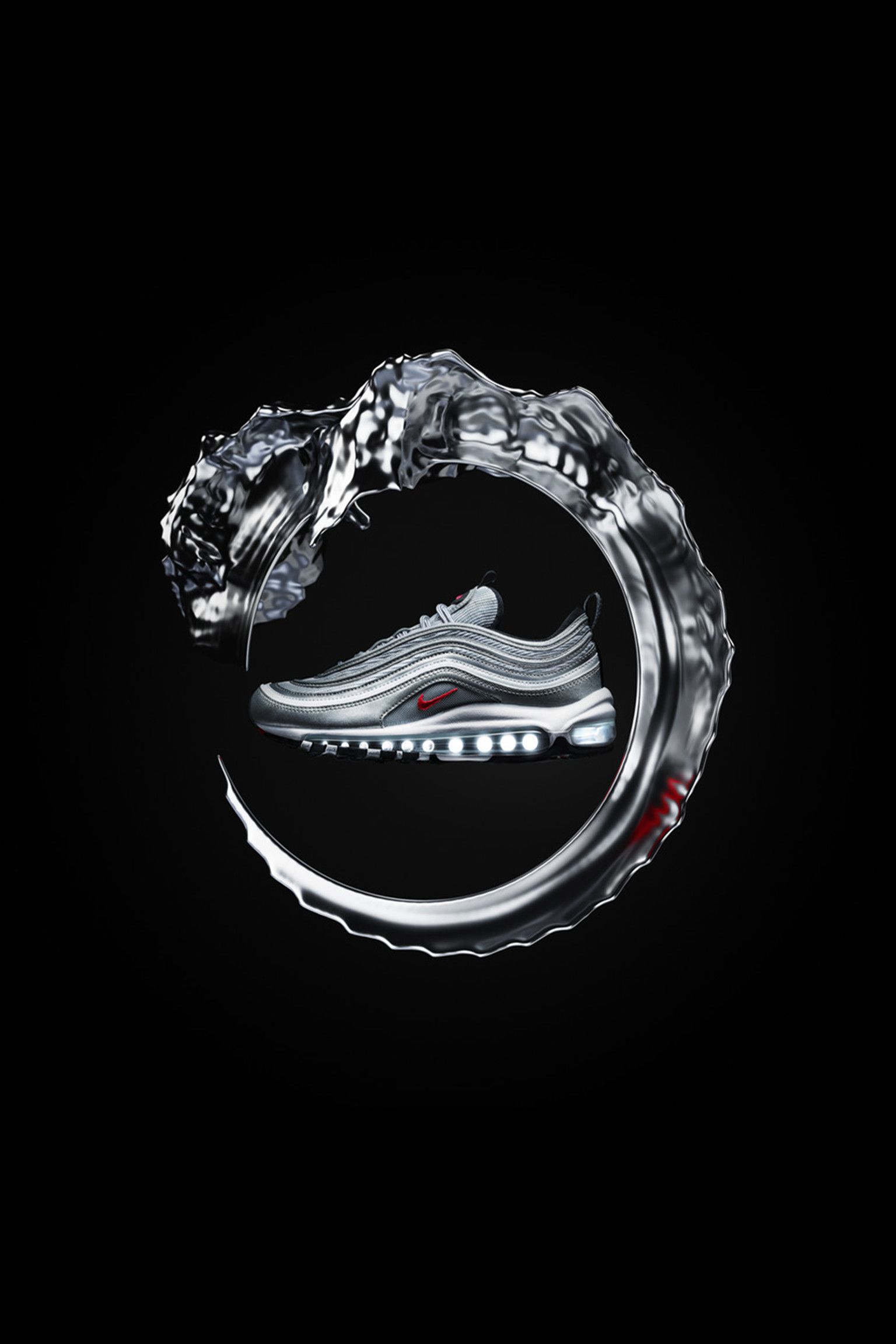 Air OG "Metallic Silver". Nike SNKRS ES