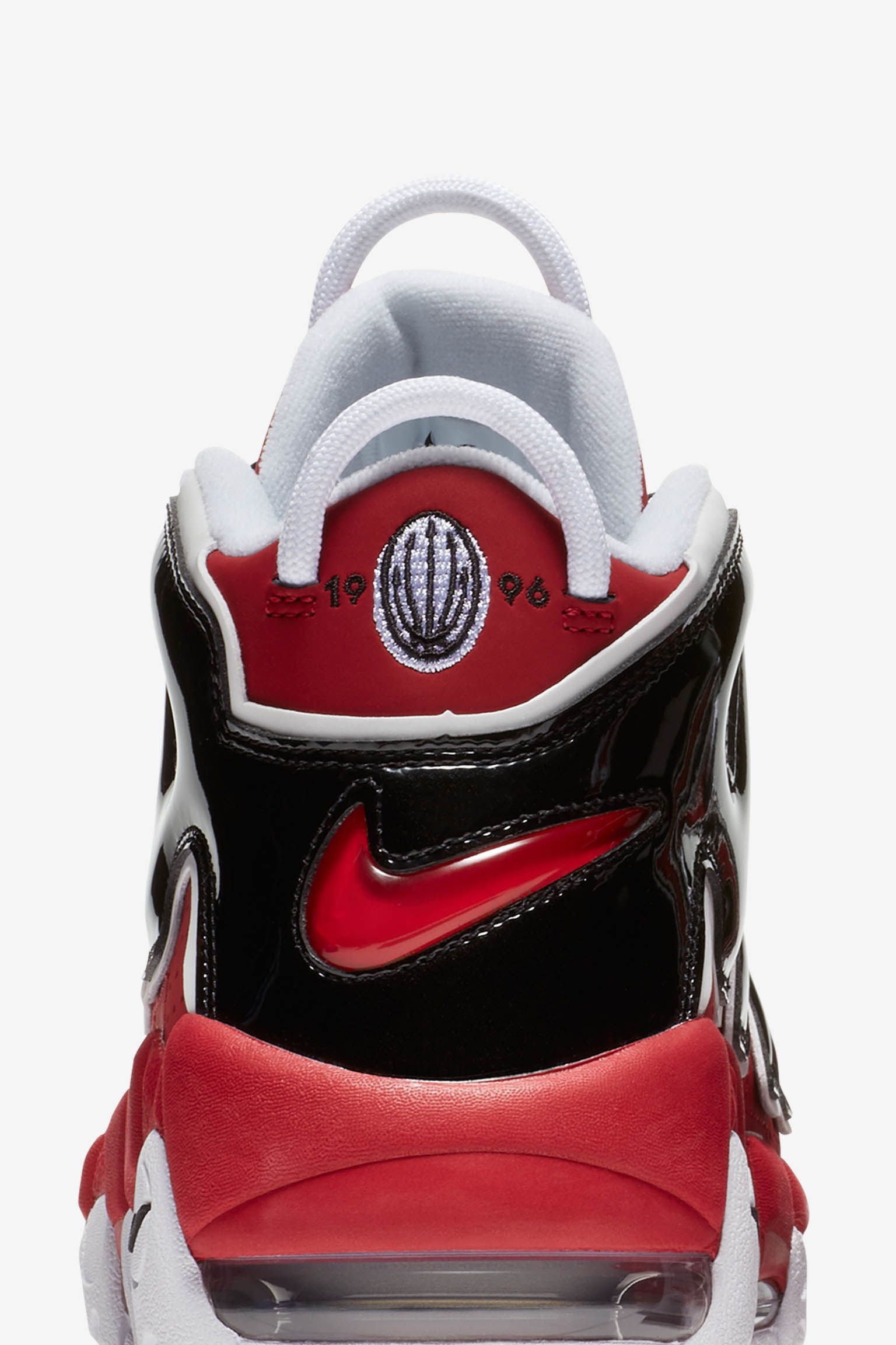 Nike Air more Uptempo 96 'Varsity Red & Black & White 