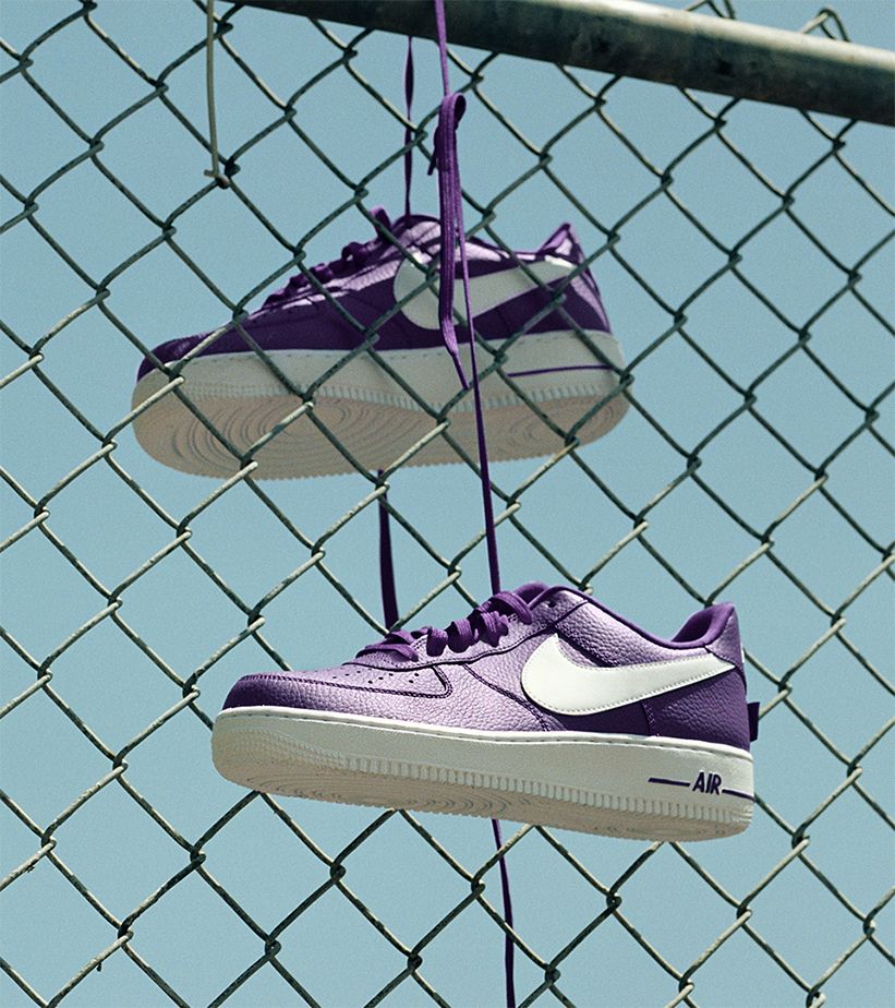 Nike AF-1 Low NBA 'Court Purple & White' Release Date