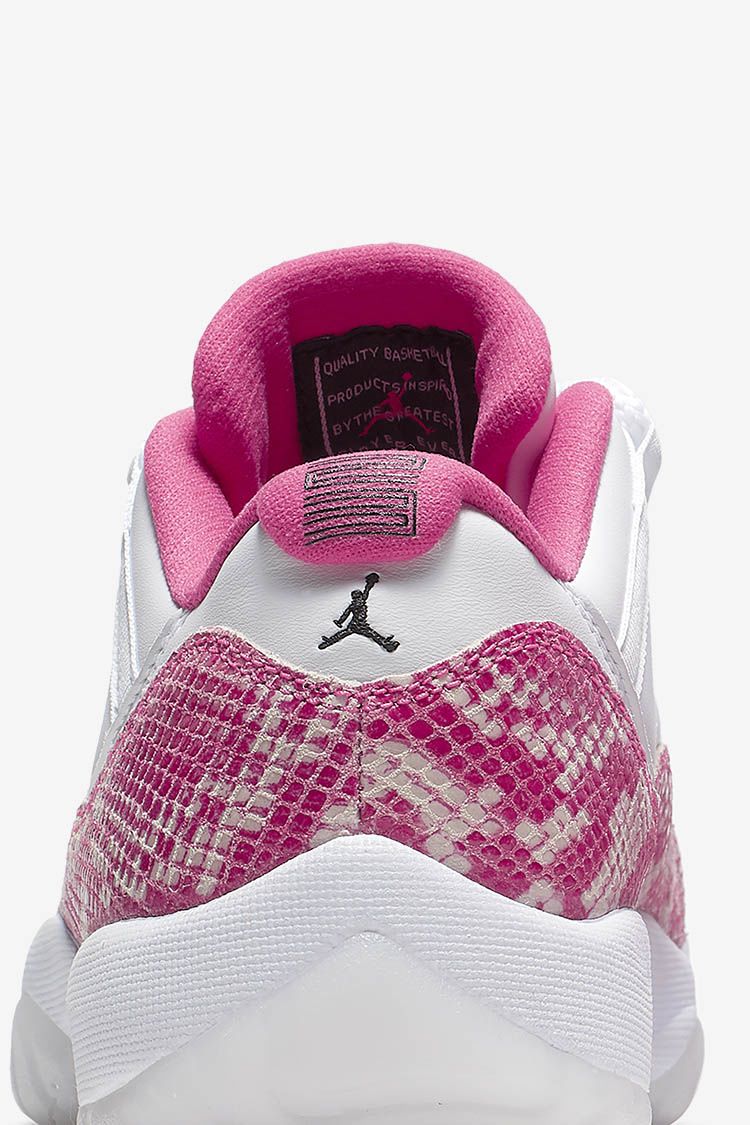 Women's Air Jordan XI Low 'White / Pink' Release Date. Nike SNKRS