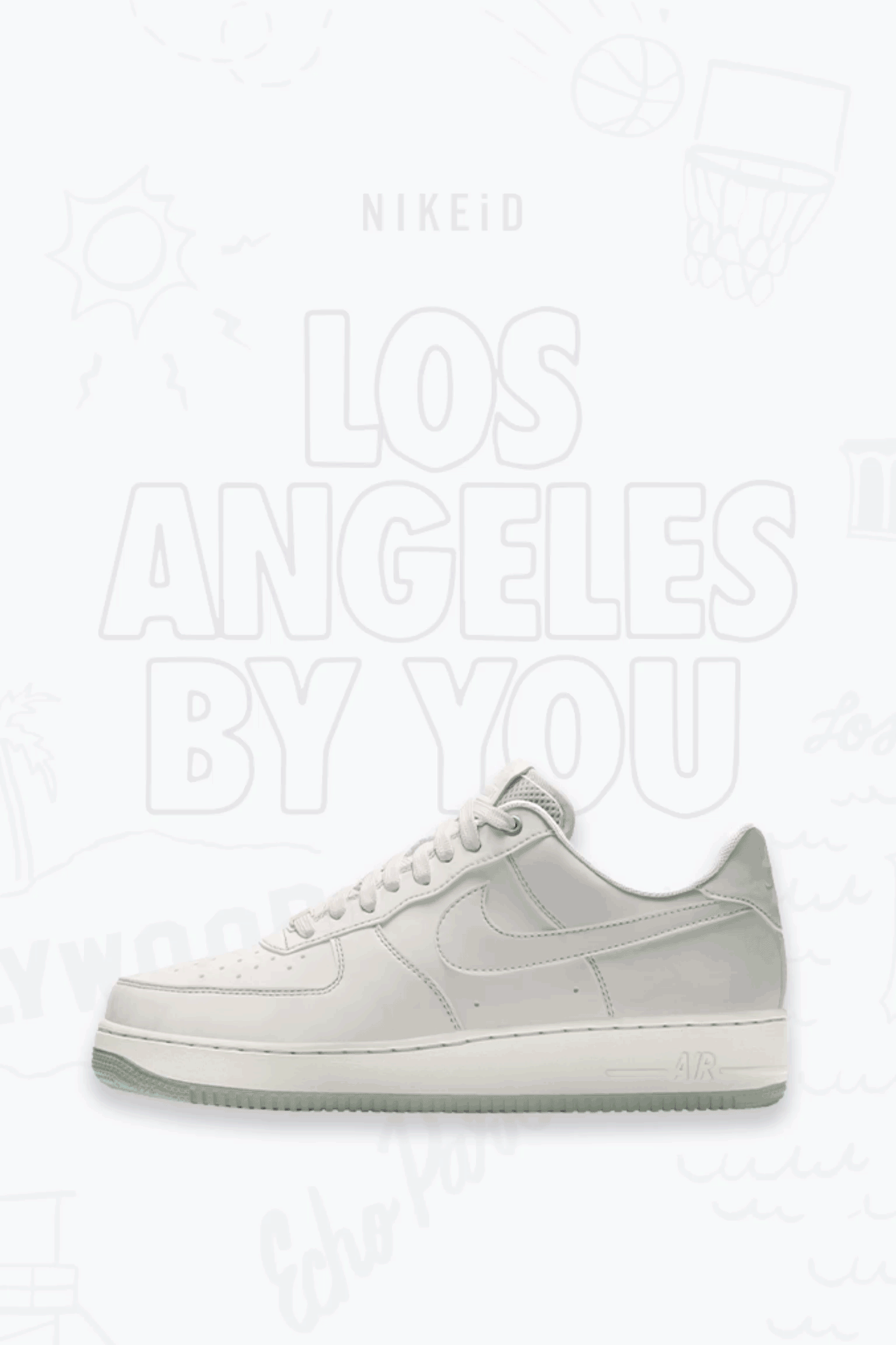 NIKE公式】ナイキ エア フォース 1 iD BY LOS ANGELES (AF1). Nike ...