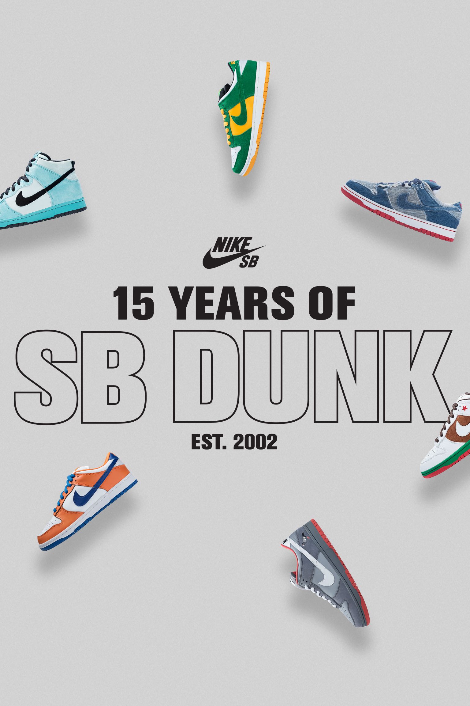 Nike 15 Years of SB Dunk. Nike PT