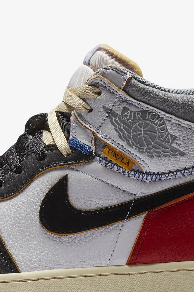Air Jordan 1 Union Los Angeles 'White & Varsity Red & Black Air Jordan 1 Union Los Angeles 'White & Varsity Red & Black
