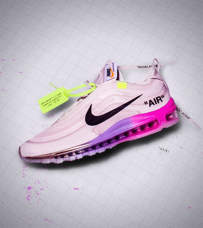 スニーカー Serena Williams X OFF-WHITE NIKE Air Max 97 OG 'Queen' 2018 Nike Air Max 97 OG x Serena Williams x OFF-WHITE Queen 2018