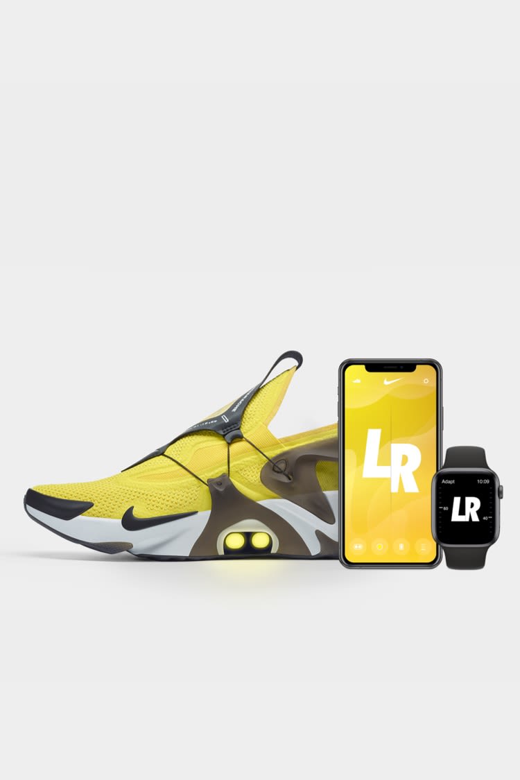 Nike Adapt Huarache 'Opti Yellow 