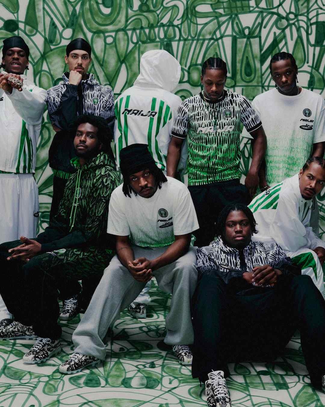 Nike x Nigeria x Slawn Black/White