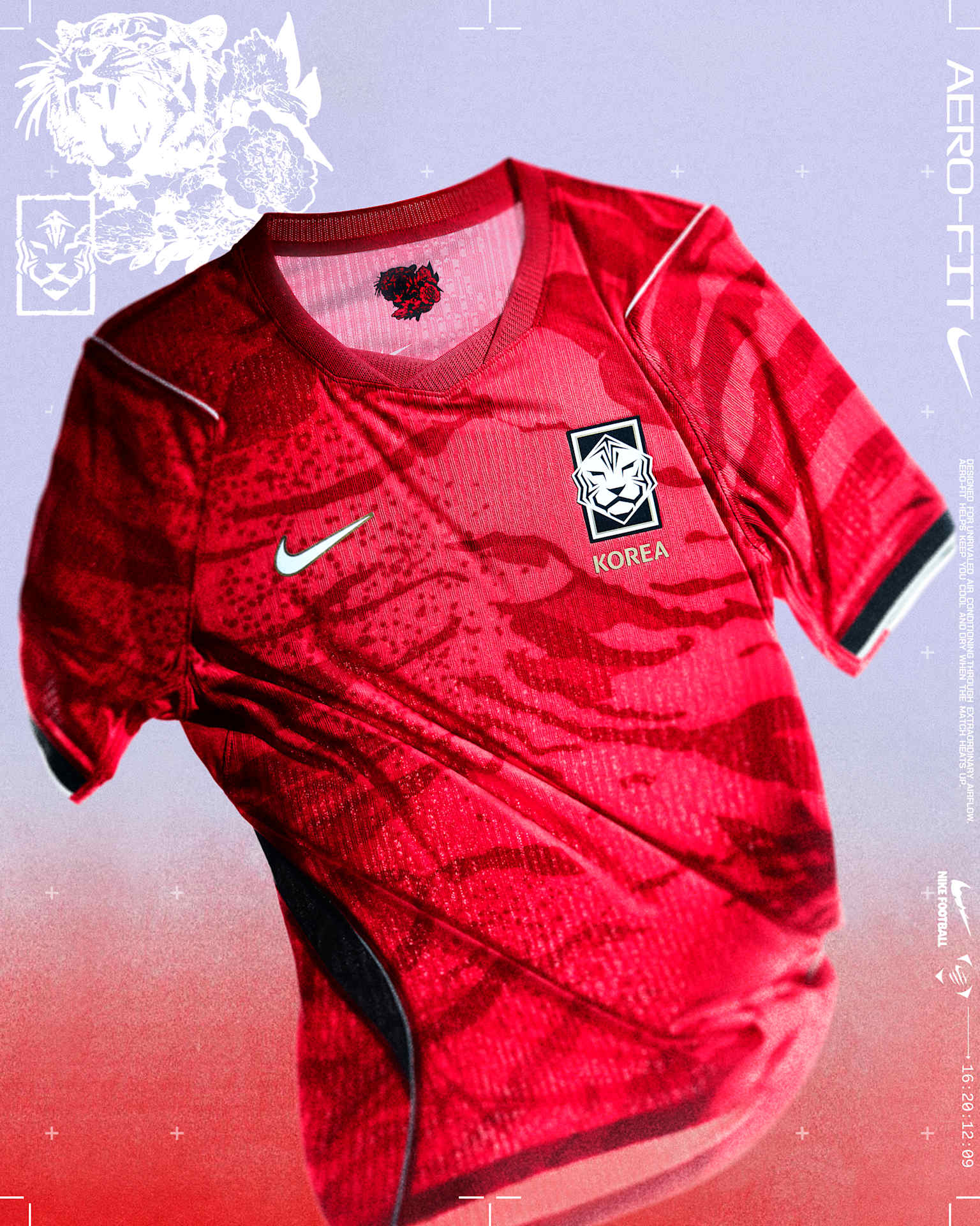 Korea 2026 Match Home Men's Nike Aero-FIT Football Authentic Shirt