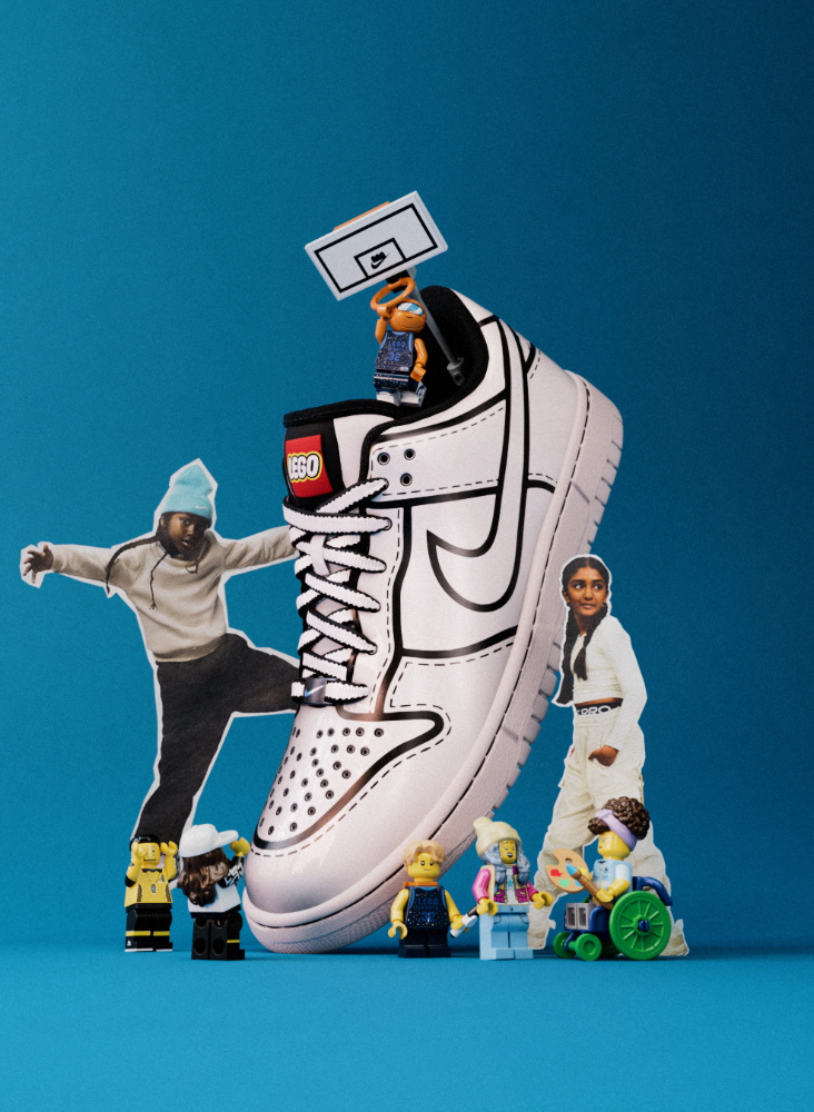 Nike Dunk Low x LEGO® Collection Little Kids' Shoes. Nike JP
