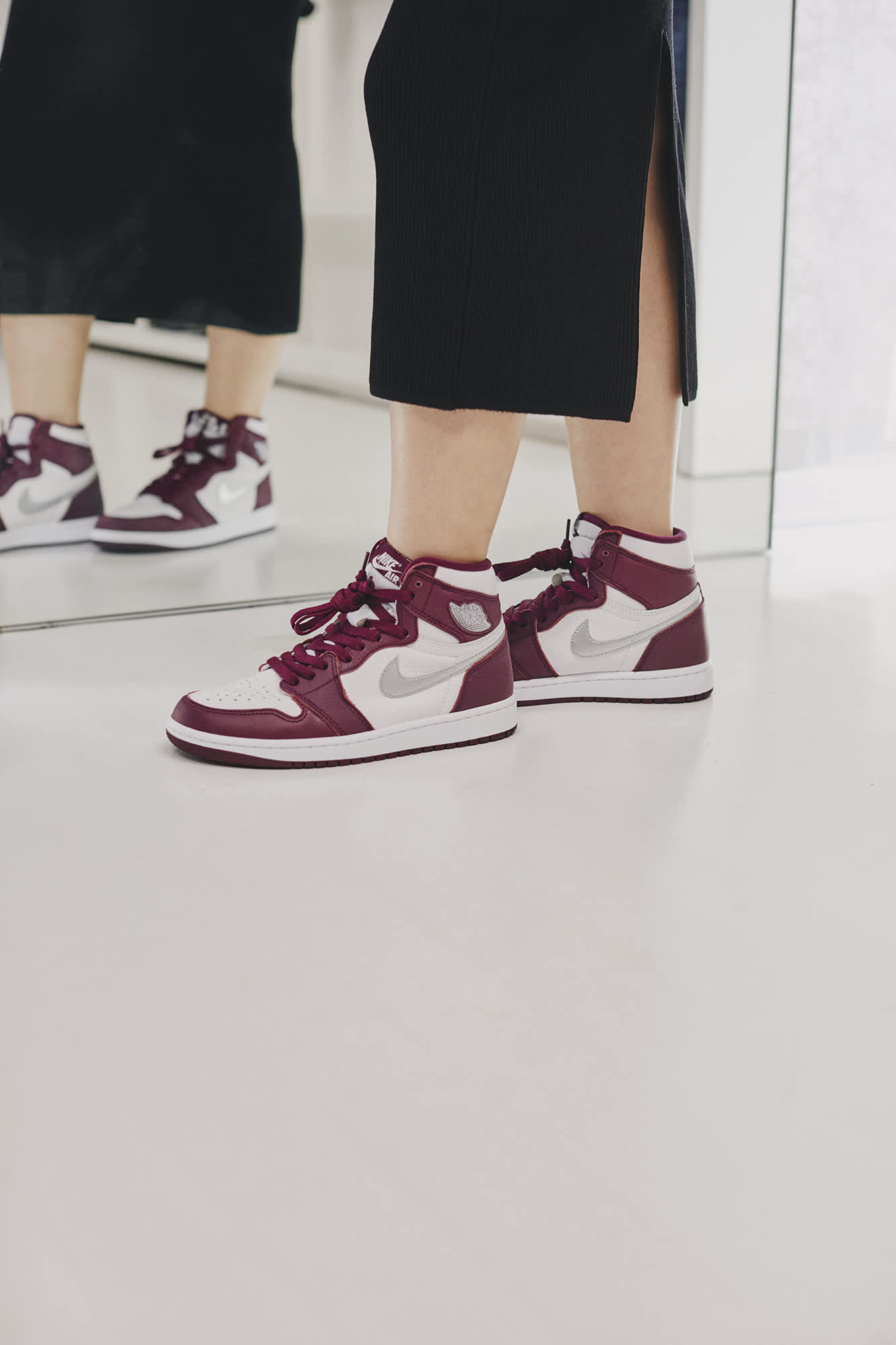 【NIKE公式】SNKRS Style: AIR JORDAN 1 'Bordeaux'